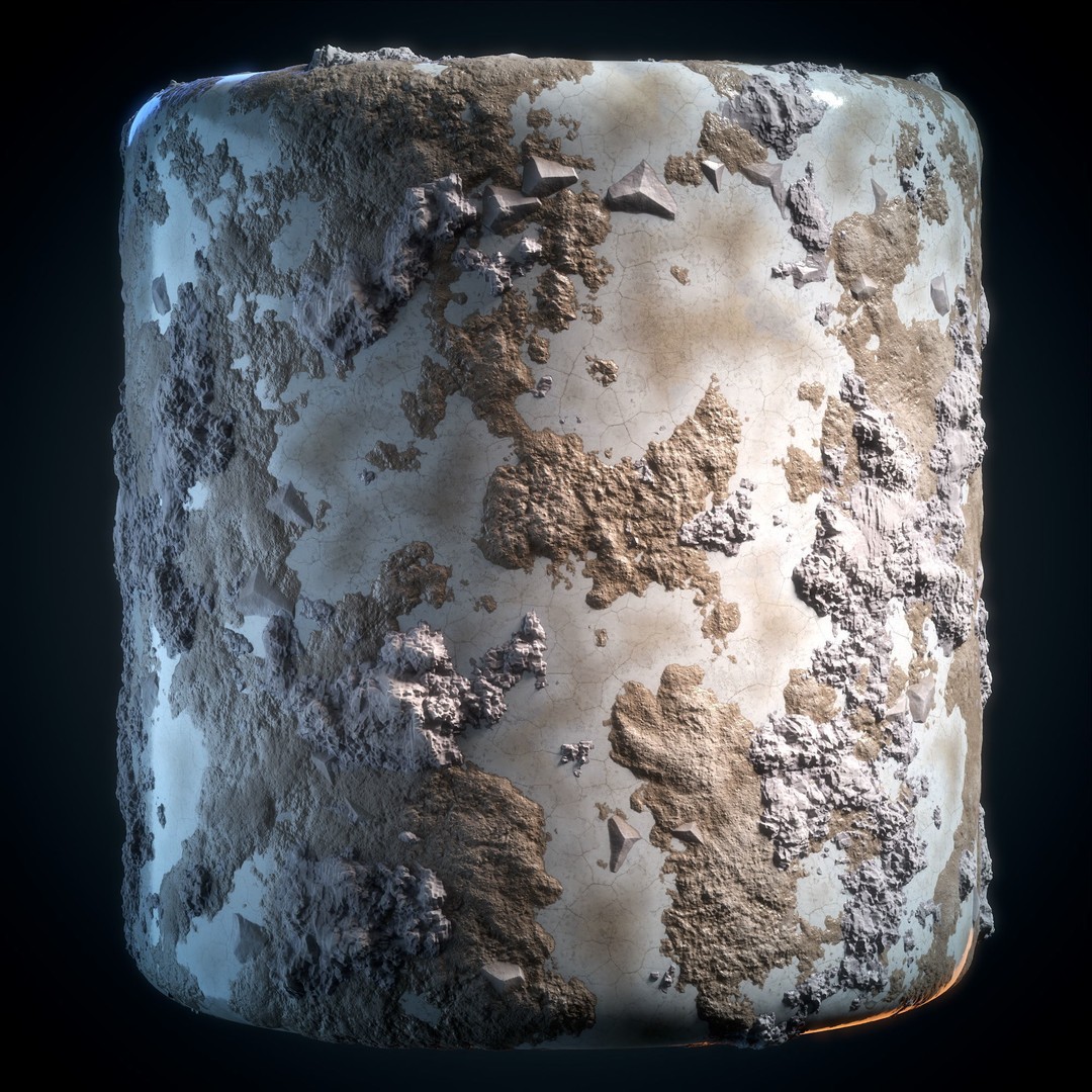Grass and Ground 3D Model – Stylized Textures, PBR, SBSAR - View 4