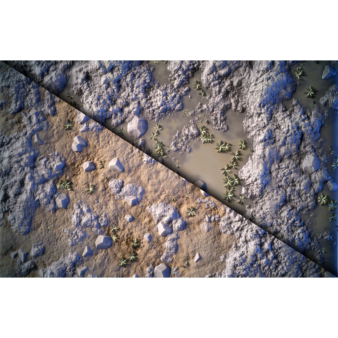 Grass and Ground 3D Model – Stylized Textures, PBR, SBSAR - View 6