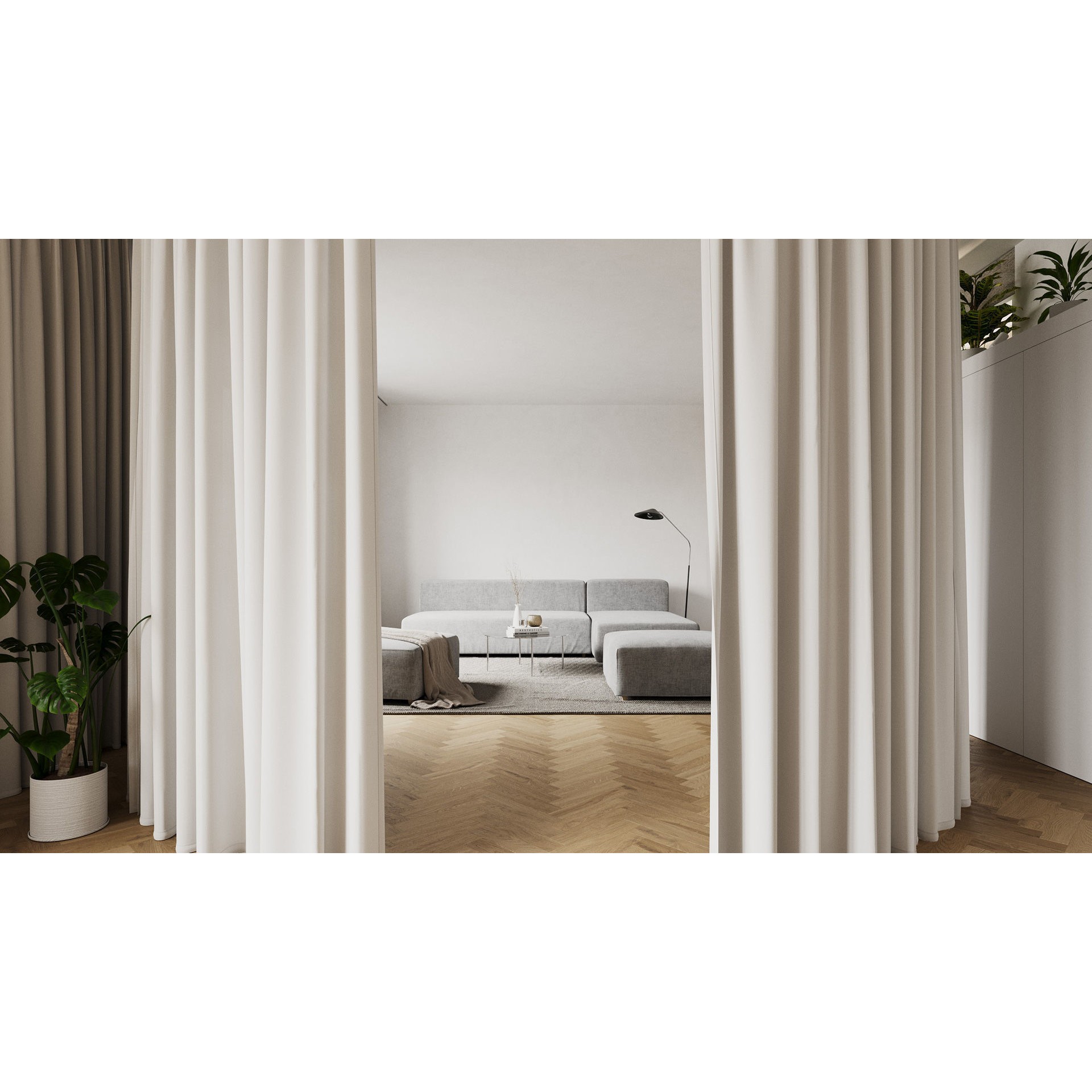 Archinteriors vol 67 - Minimalist Apartment Scene 3D Model - View 10
