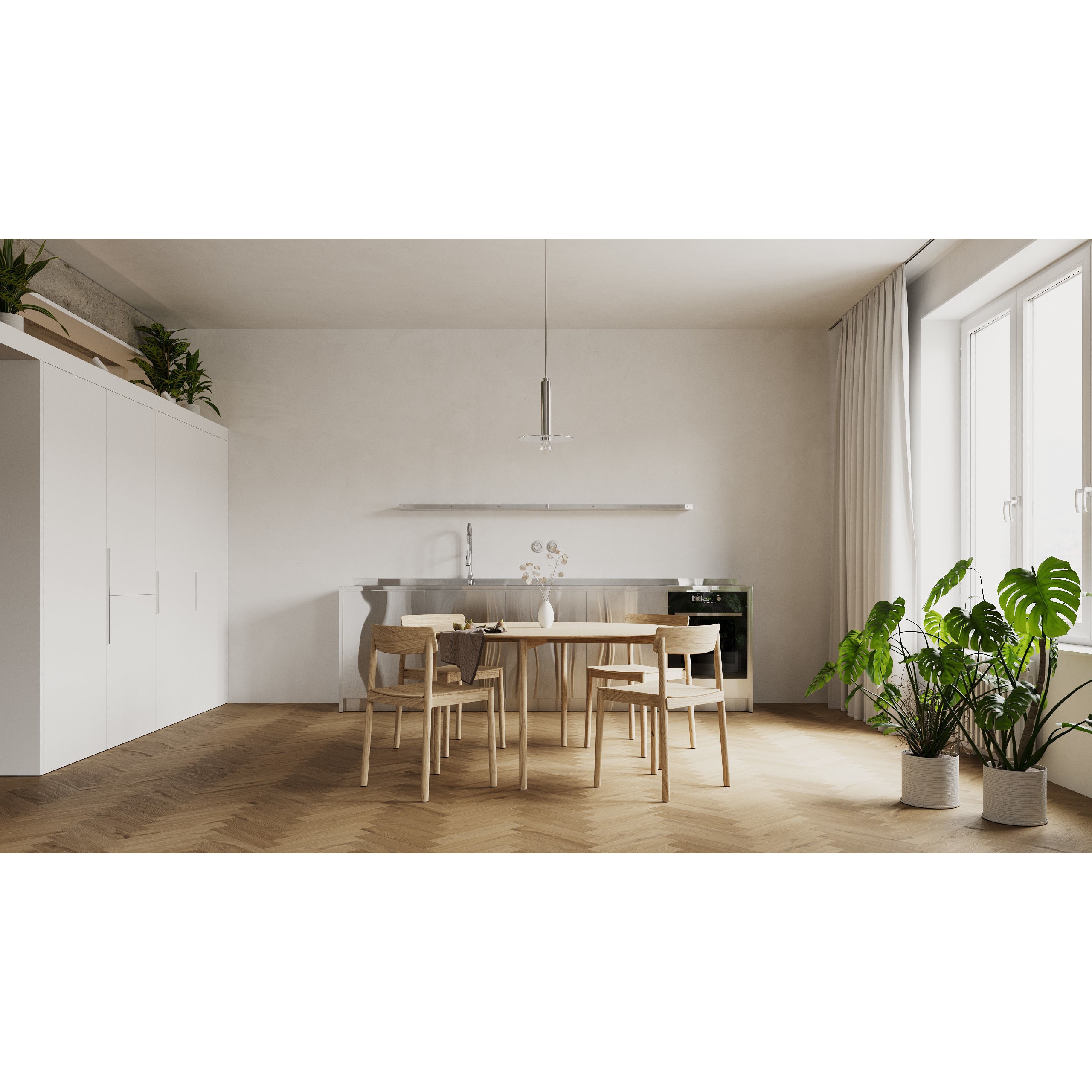 Archinteriors vol 67 - Minimalist Apartment Scene 3D Model - View 3