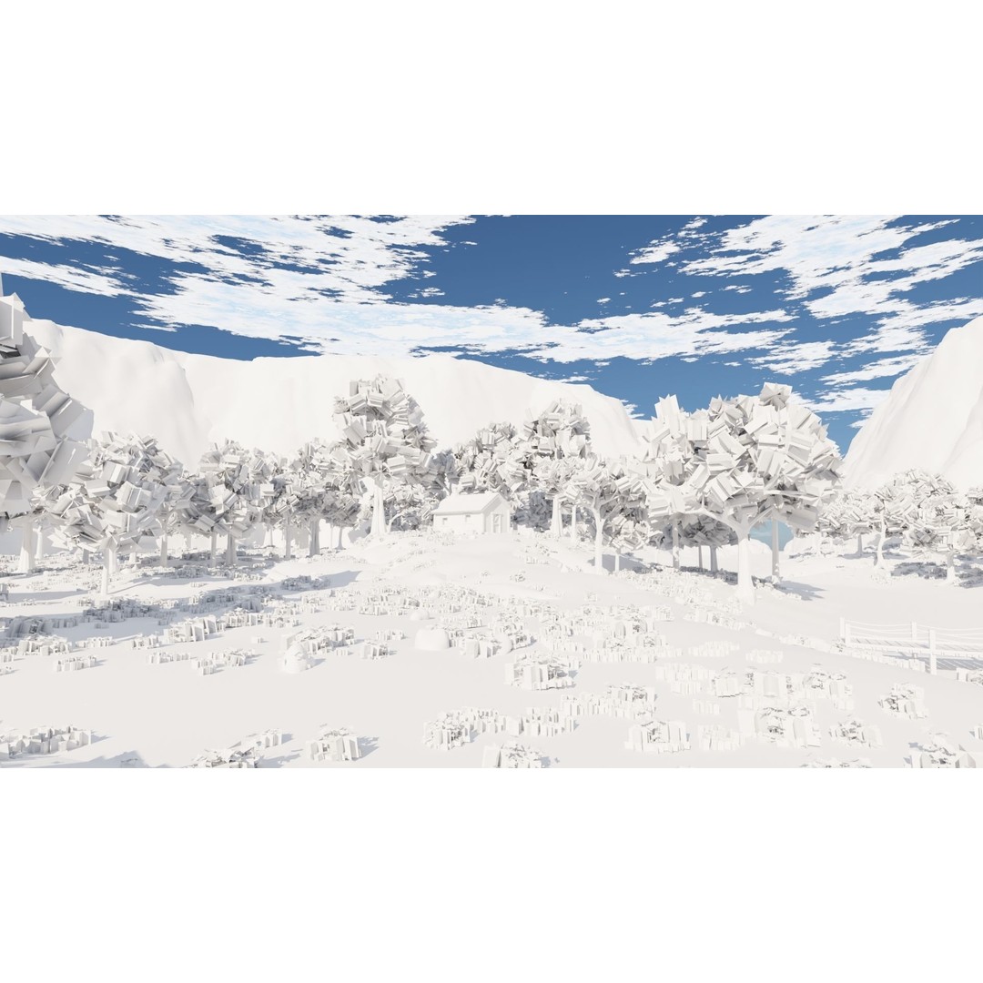 River Mountain Scene 3D Model – High Poly Environment, Blender & FBX - View 17