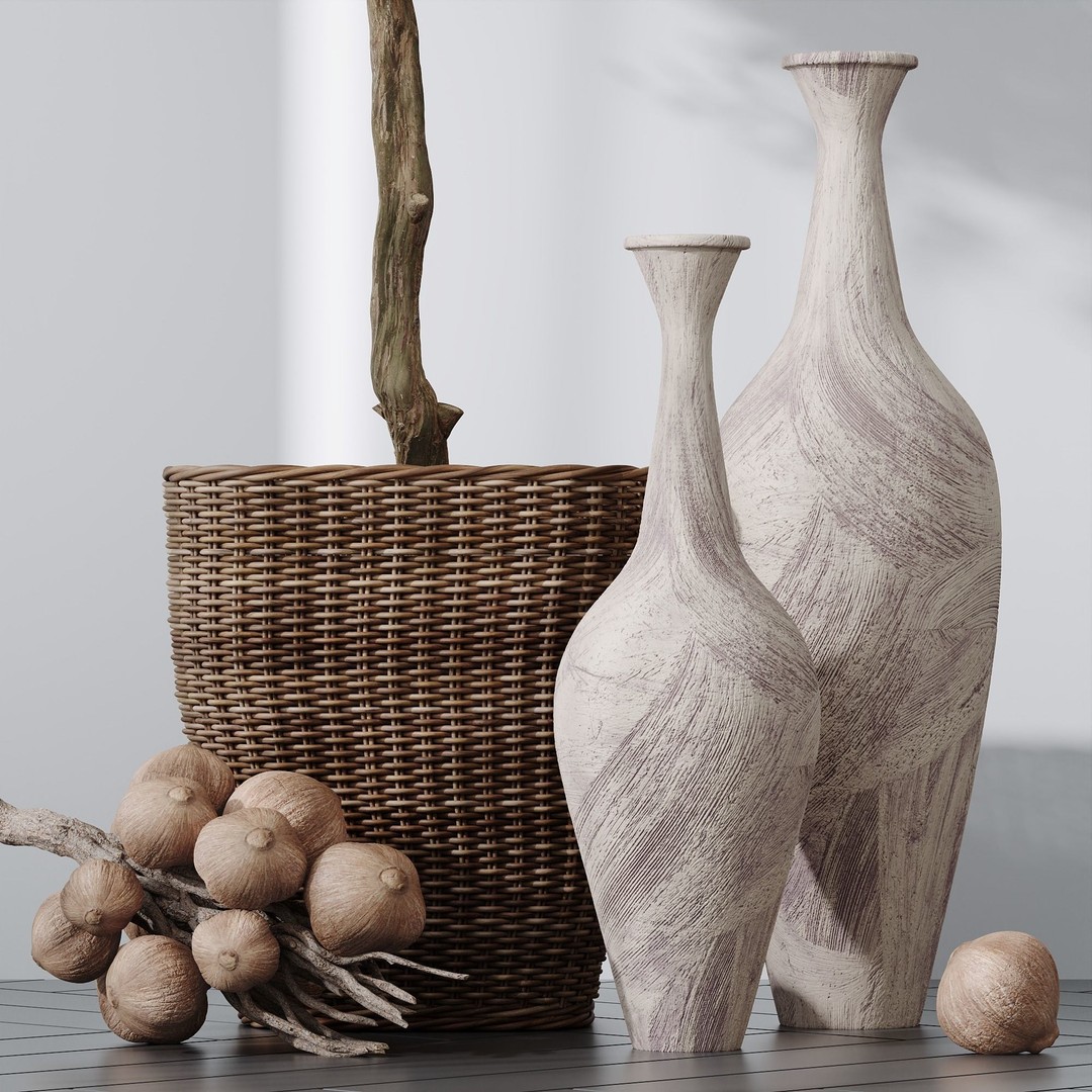 Mission Olive Tree 3D Model – Indoor Pot Plant, PBR Textures, FBX - View 3