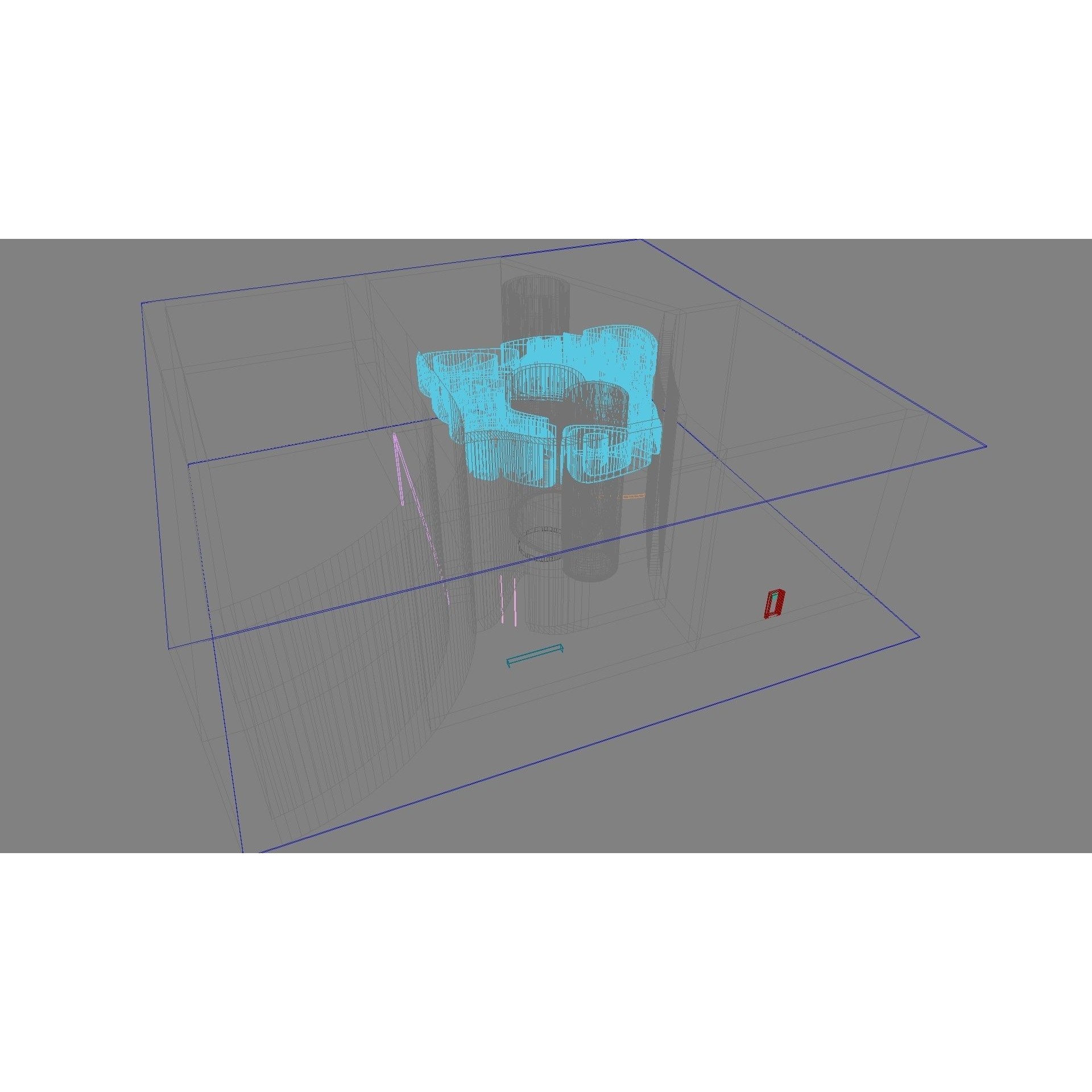 Concept Hall Interior - High-Quality 3D Model - View 14