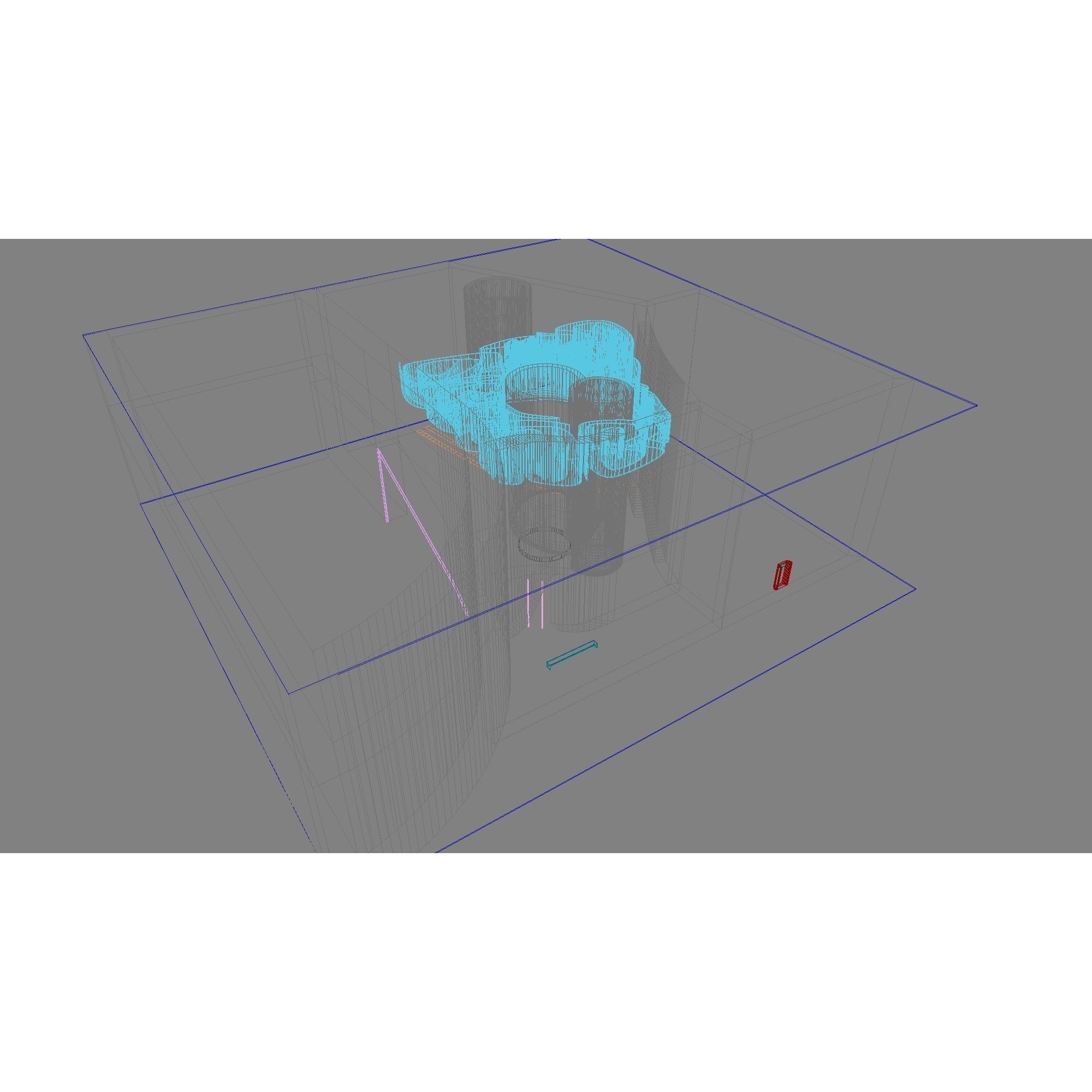 Concept Hall Interior - High-Quality 3D Model - View 15