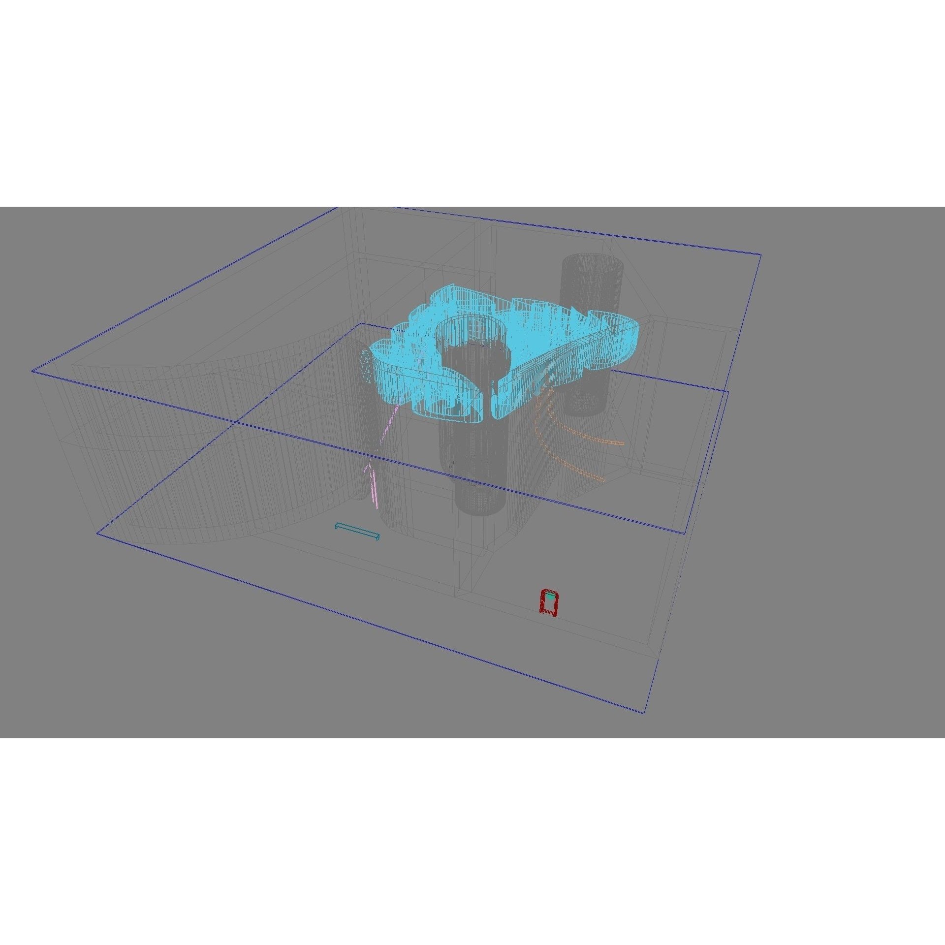 Concept Hall Interior - High-Quality 3D Model - View 16
