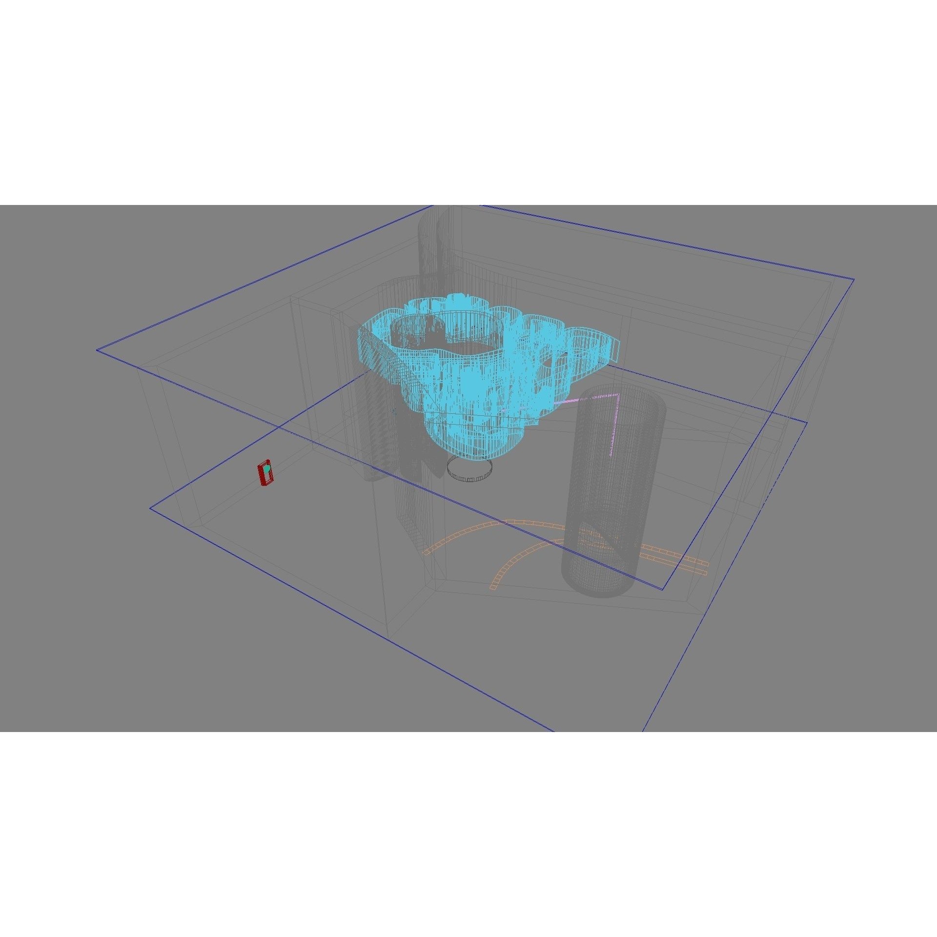 Concept Hall Interior - High-Quality 3D Model - View 19
