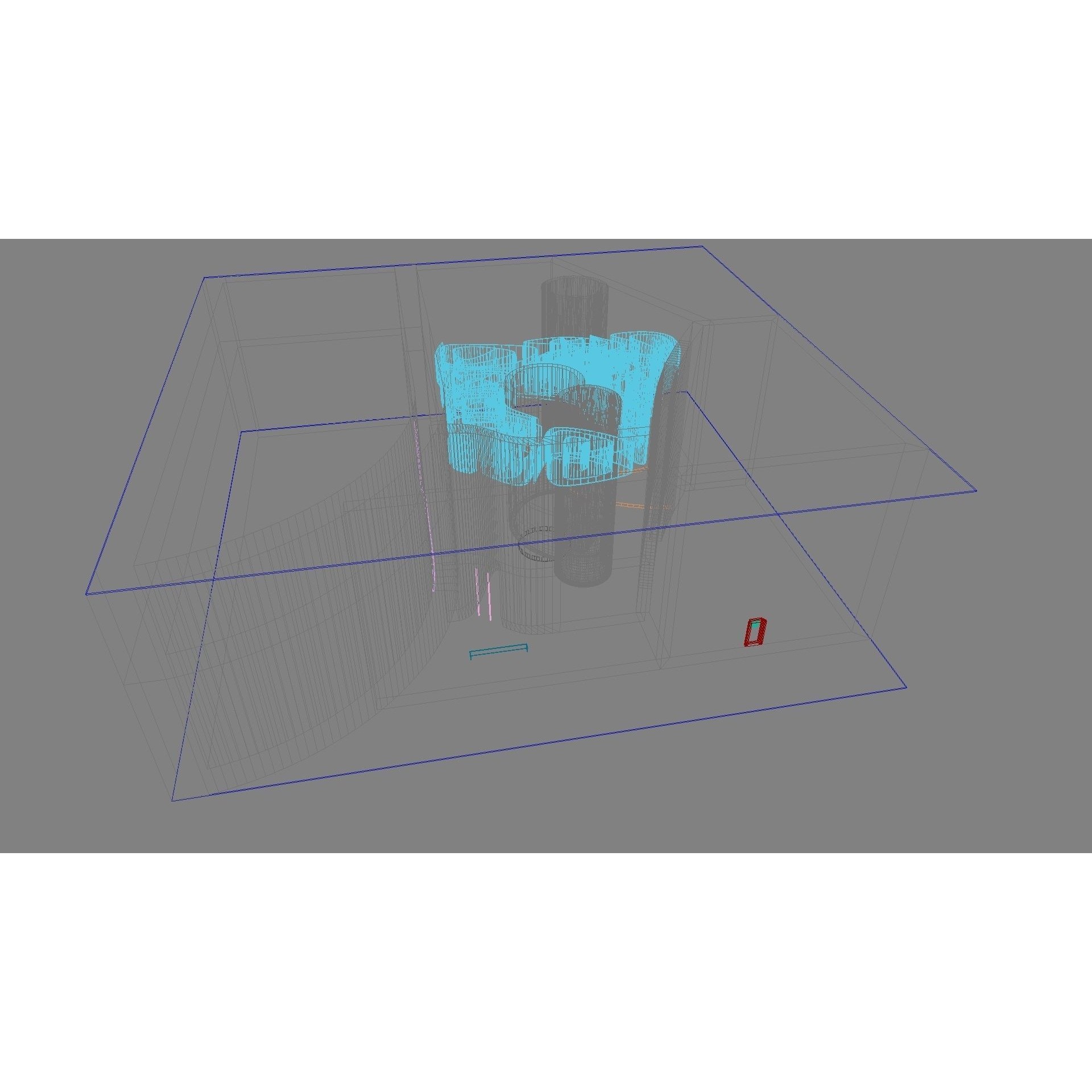 Concept Hall Interior - High-Quality 3D Model - View 20