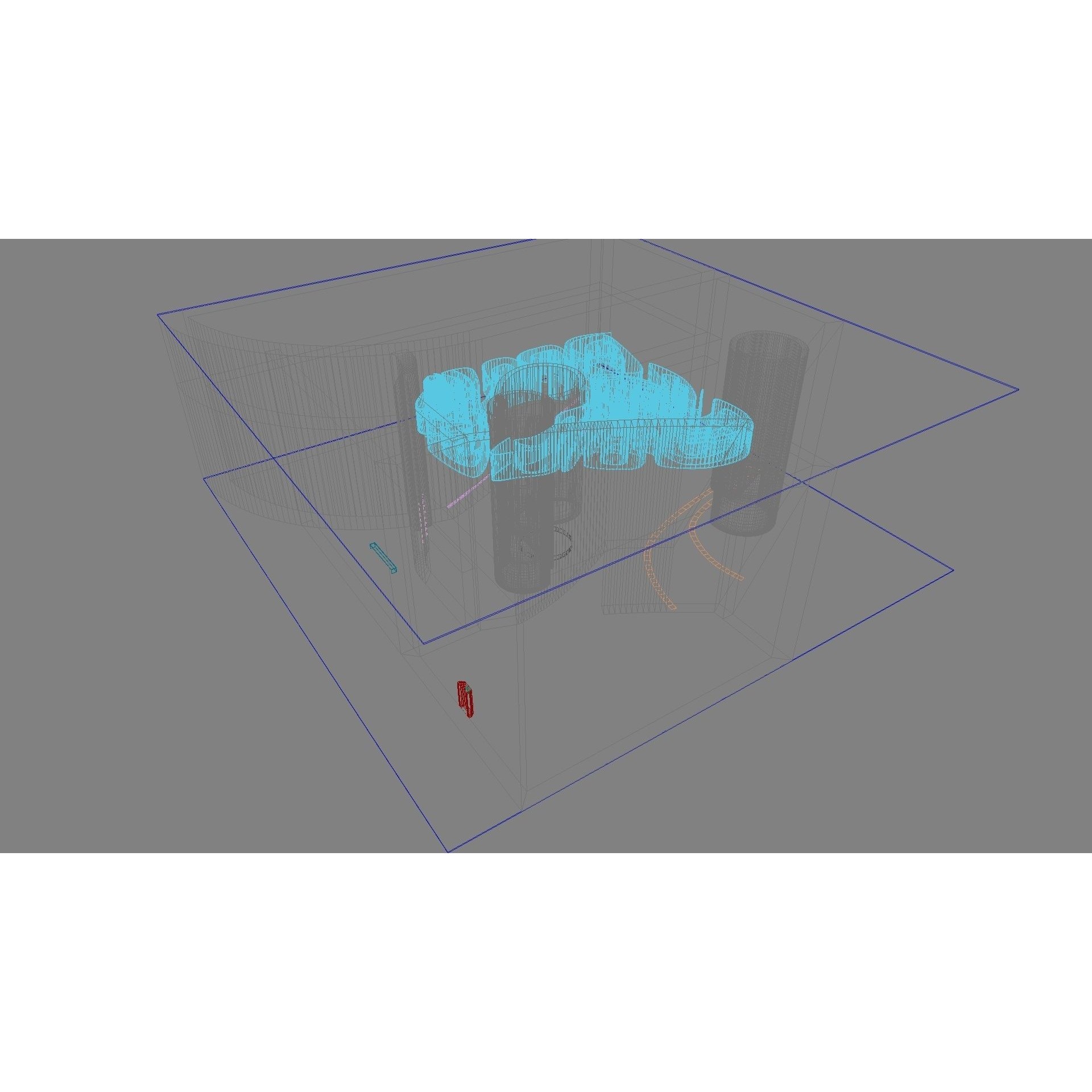 Concept Hall Interior - High-Quality 3D Model - View 21