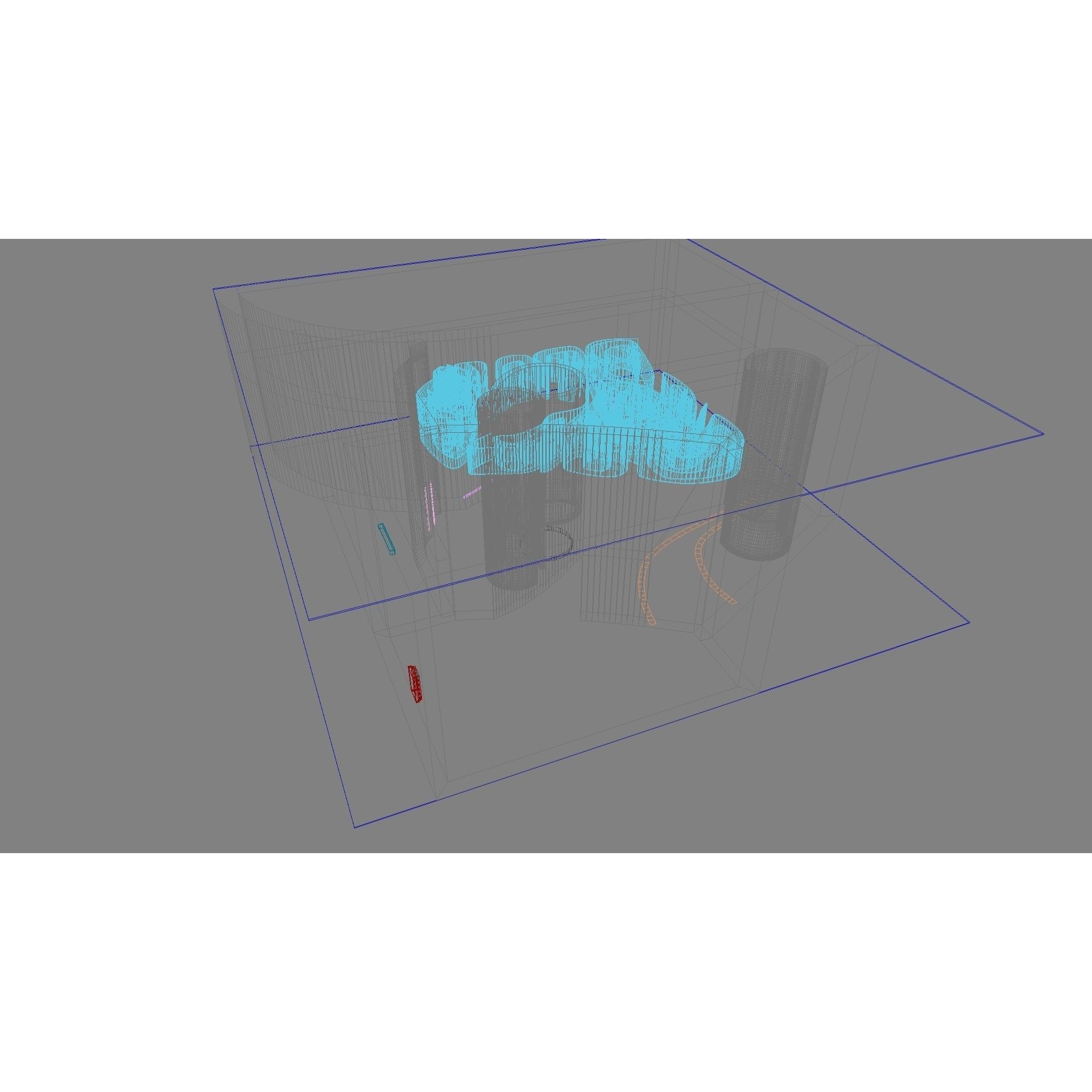Concept Hall Interior - High-Quality 3D Model - View 23