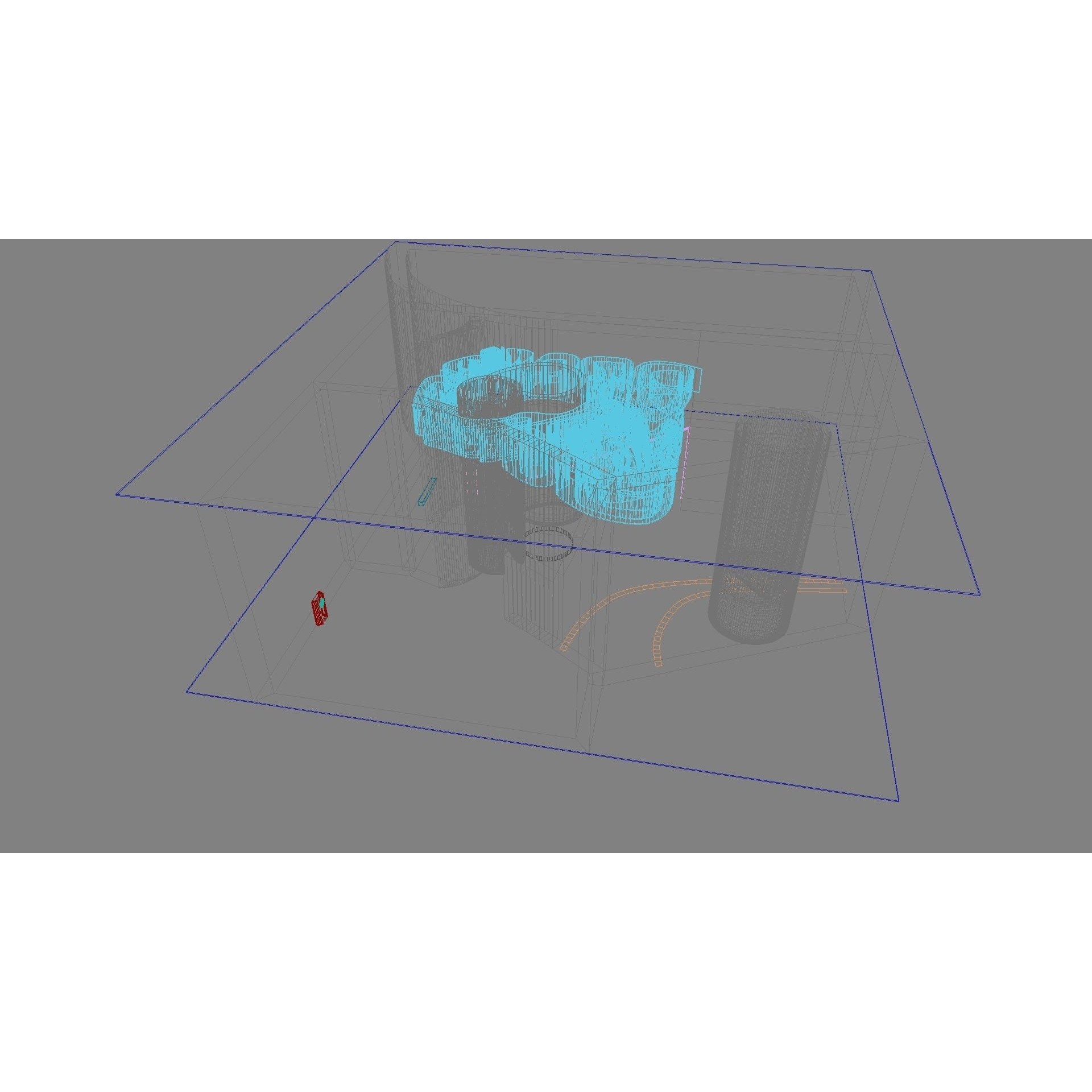 Concept Hall Interior - High-Quality 3D Model - View 31