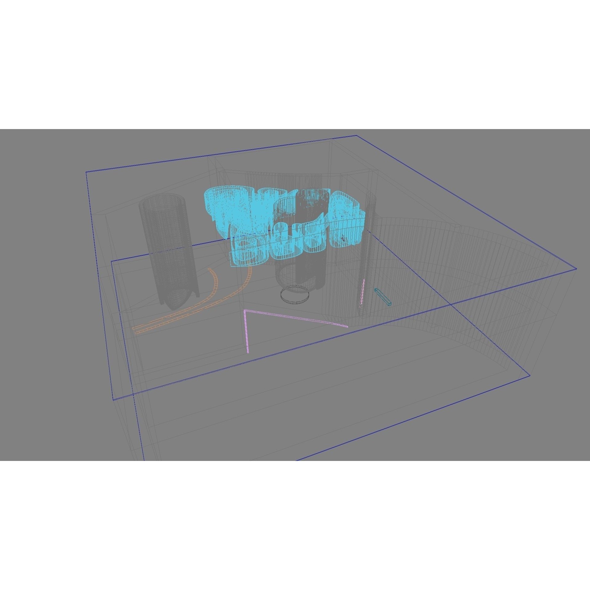 Concept Hall Interior - High-Quality 3D Model - View 33