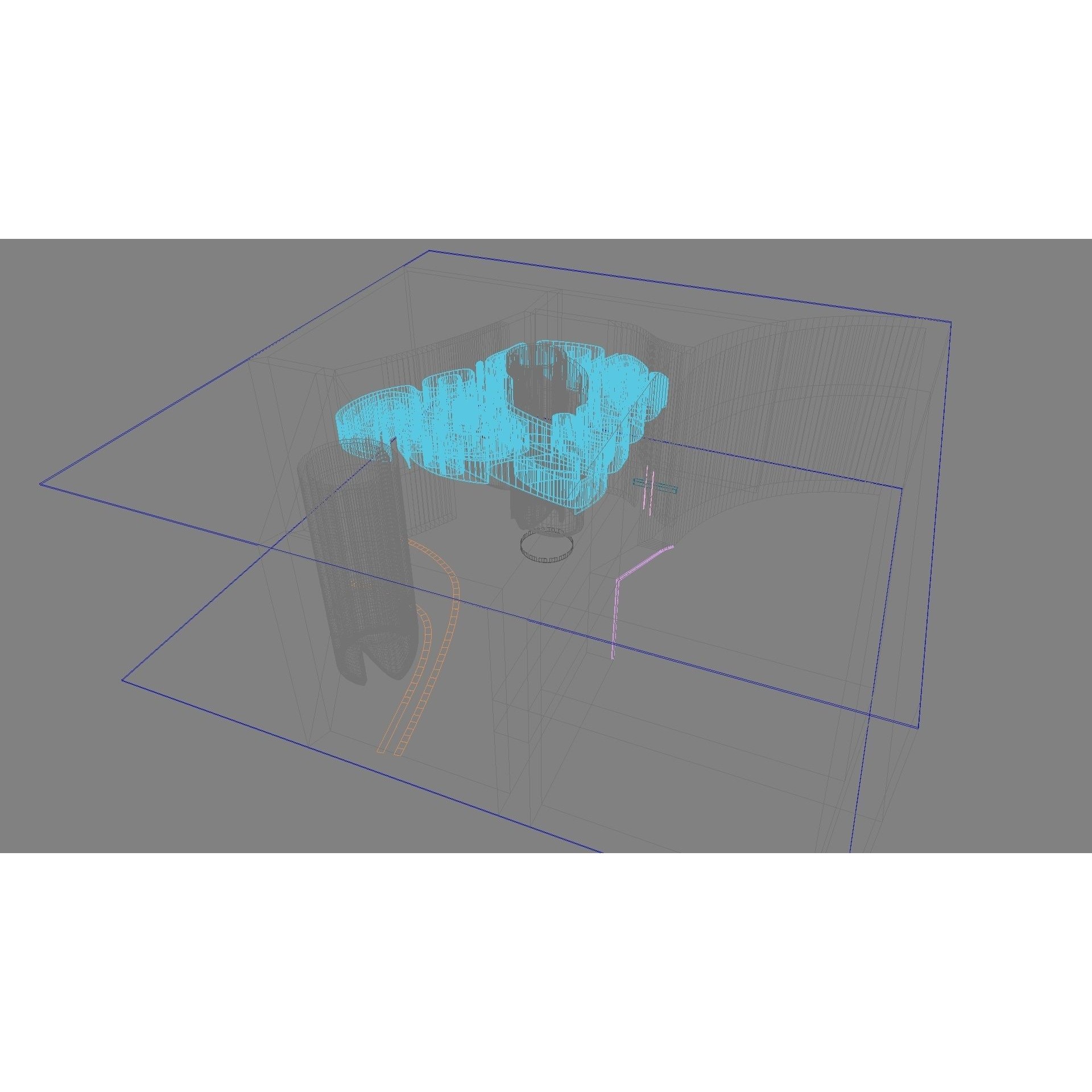 Concept Hall Interior - High-Quality 3D Model - View 36