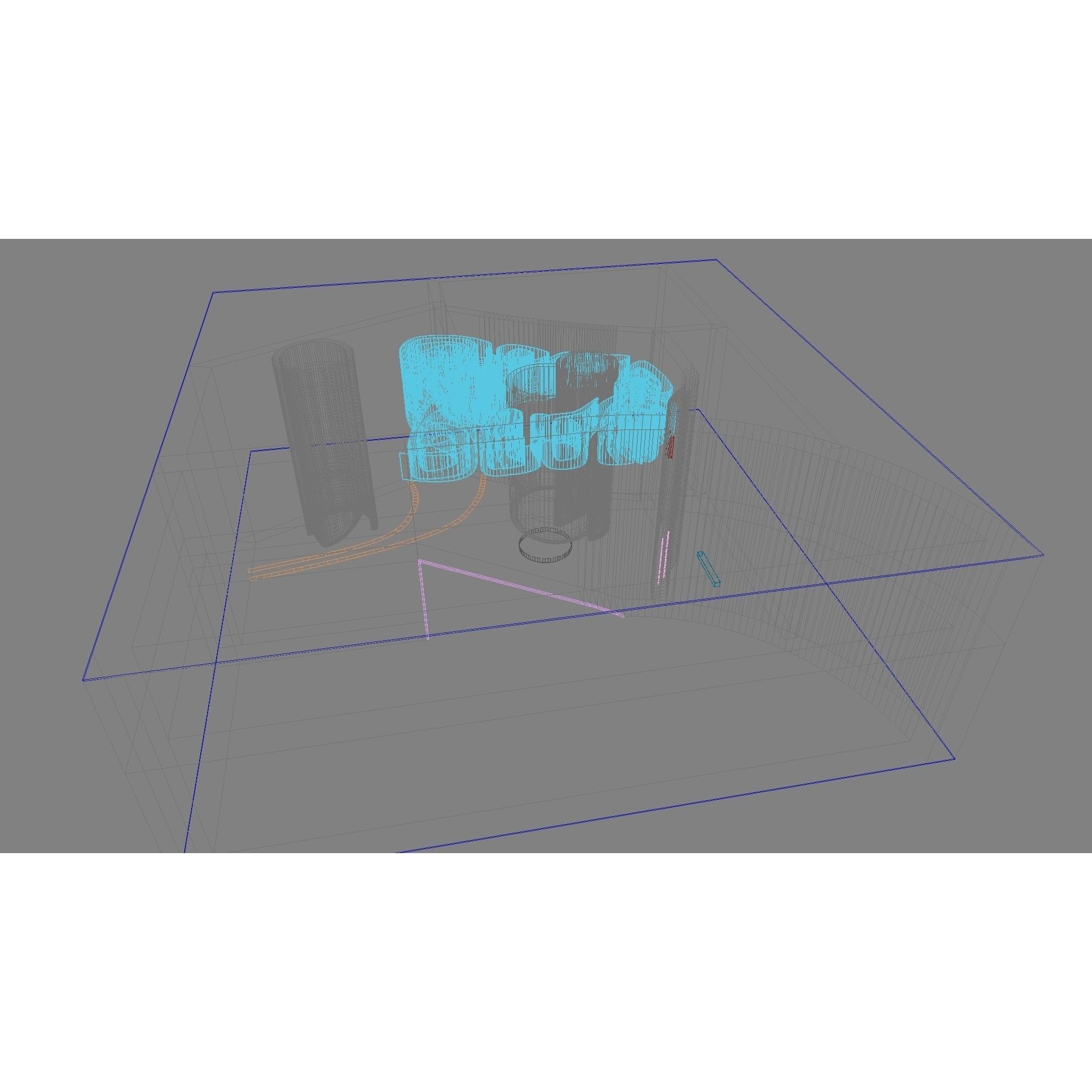 Concept Hall Interior - High-Quality 3D Model - View 38