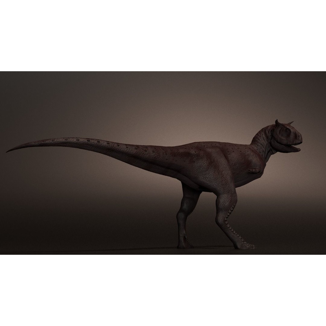 Carnotaurus 3D Model – Low Poly Game-Ready Animation, FBX & Blender - View 5