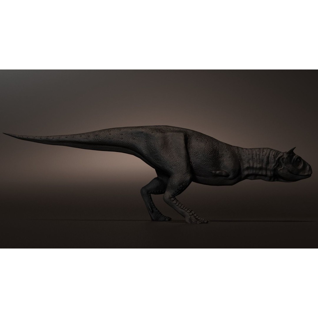 Carnotaurus 3D Model – Low Poly Game-Ready Animation, FBX & Blender - View 7