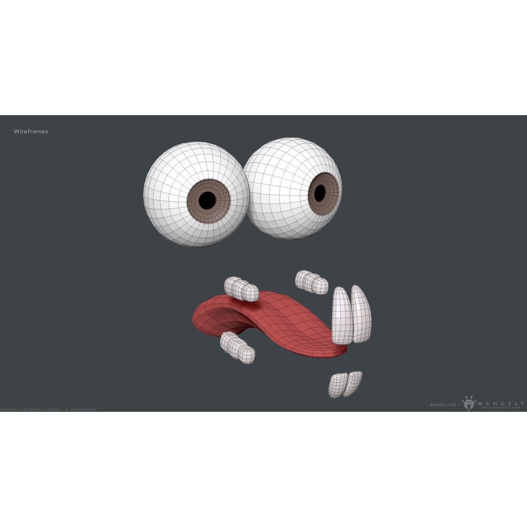 Stylized Cartoon Kangaroo 3D Model – High Poly Game Asset, FBX & OBJ - View 19
