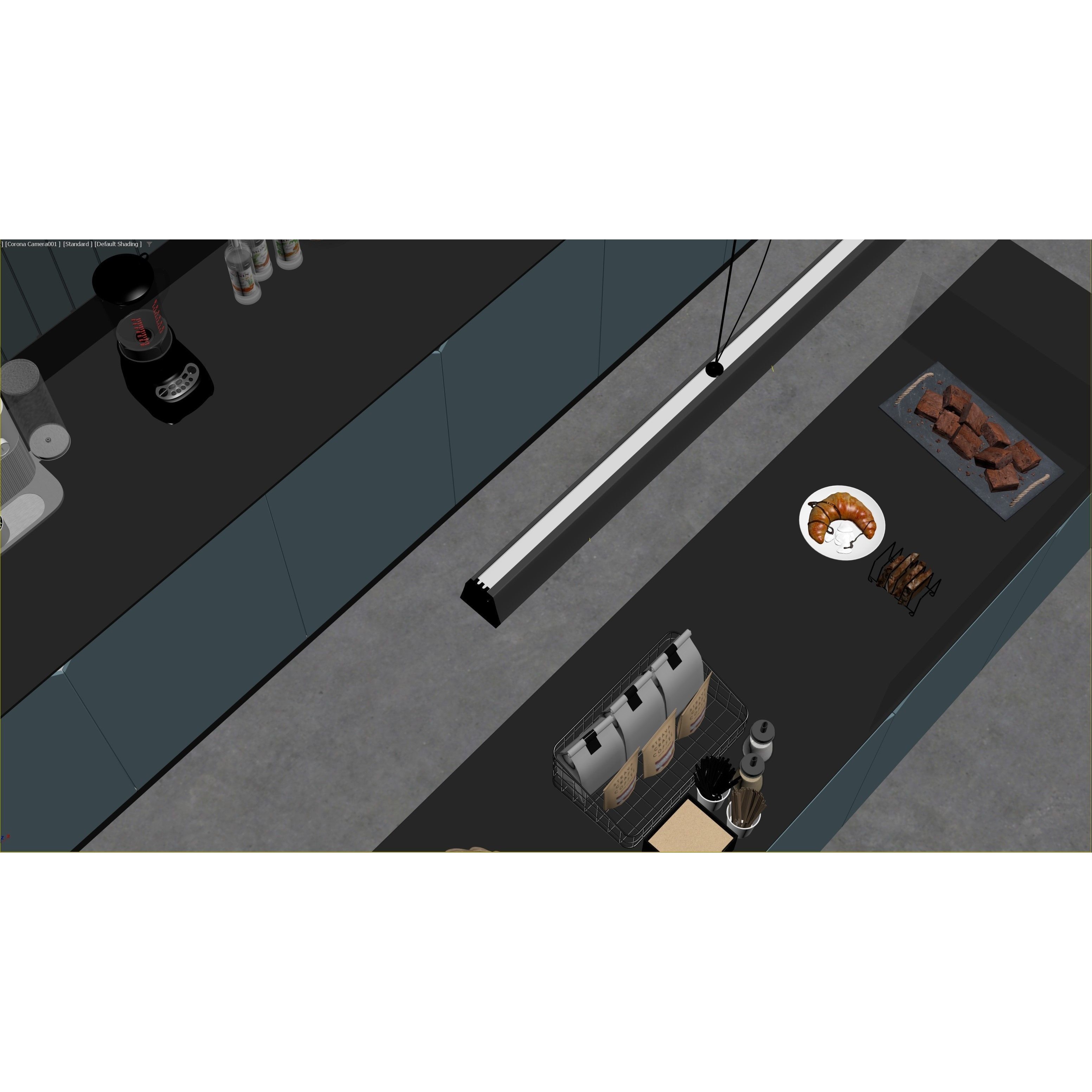 ProVis3D 029 - Detailed Cafe Interior 3D Model - View 20