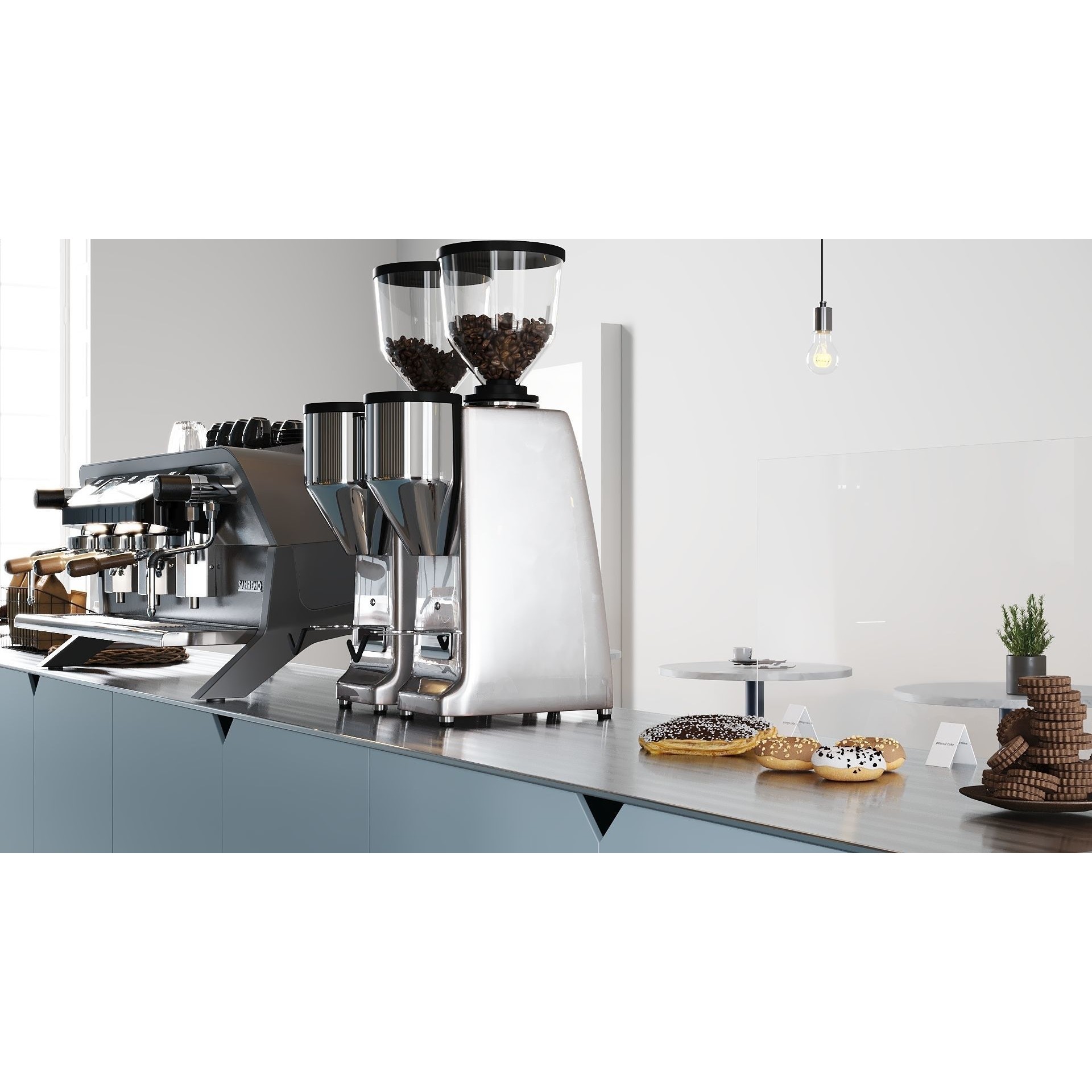 ProVis3D 029 - Detailed Cafe Interior 3D Model - View 5