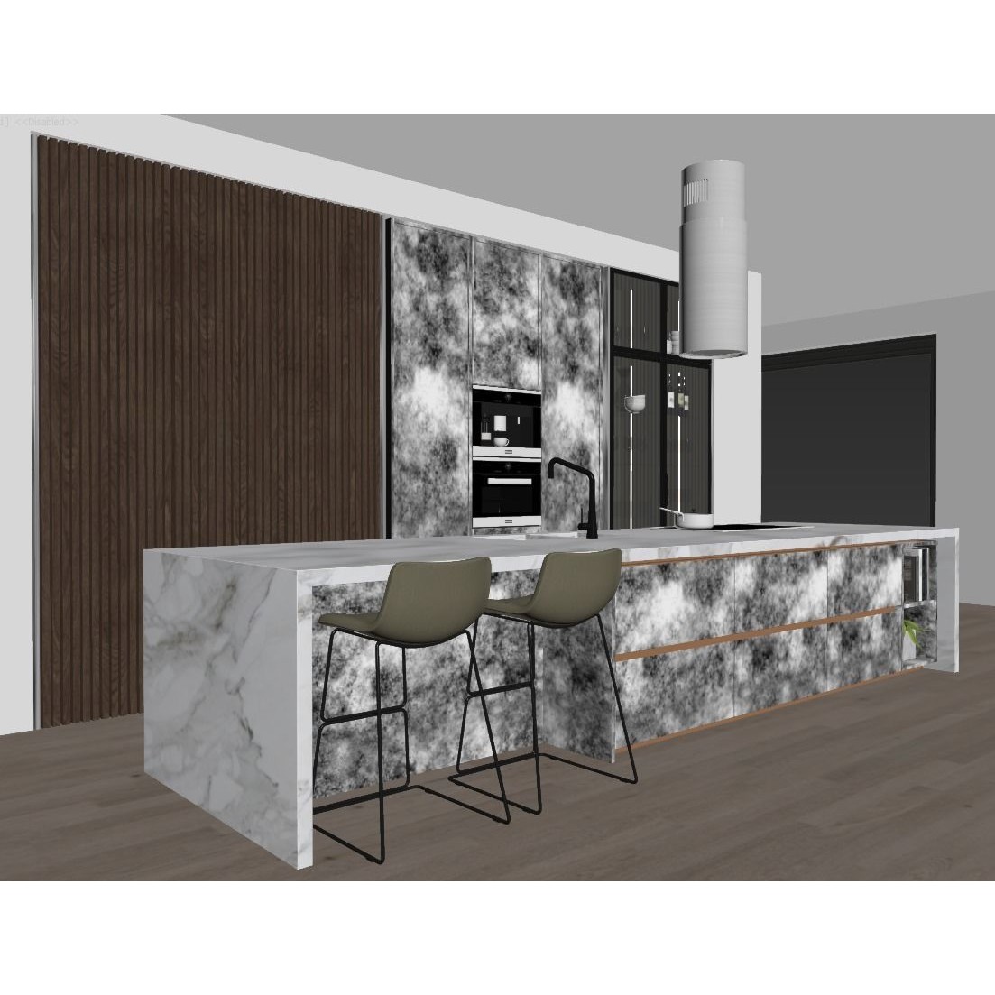 Modern Kitchen - Game-Ready 3D Model - View 12