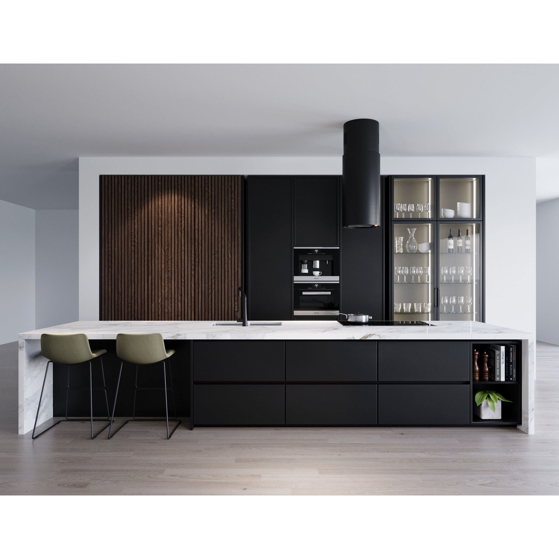 Modern Kitchen - Game-Ready 3D Model - View 3