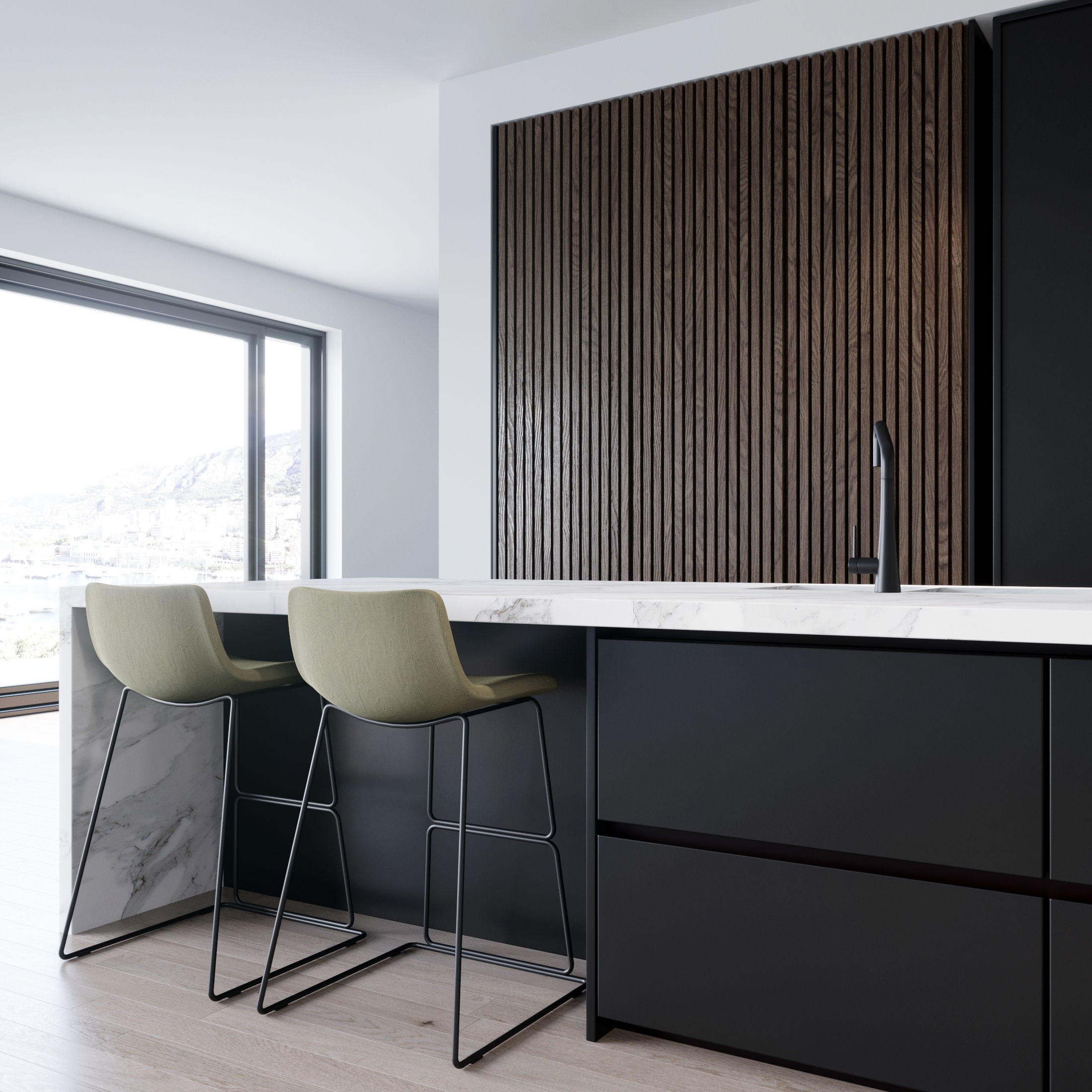 Modern Kitchen - Game-Ready 3D Model - View 5