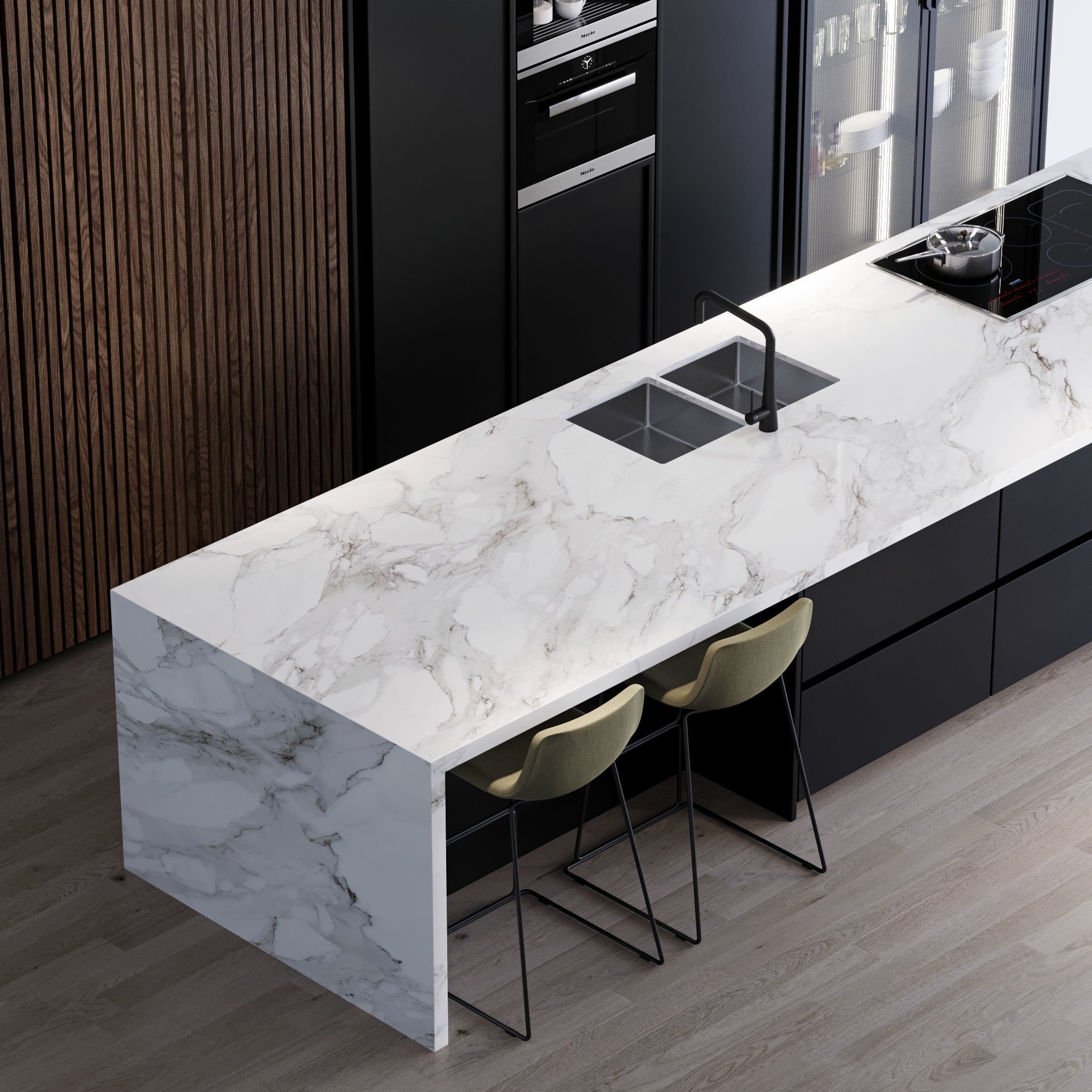 Modern Kitchen - Game-Ready 3D Model - View 6