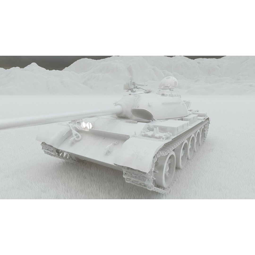 Type 59 Main Battle Tank 3D Model – Detailed Military Asset, Lumion Ready - View 31