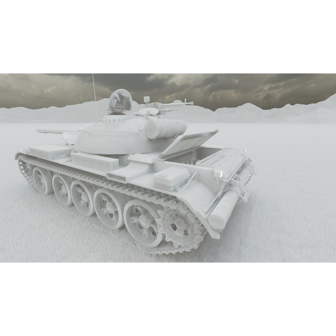 Type 59 Main Battle Tank 3D Model – Detailed Military Asset, Lumion Ready - View 33