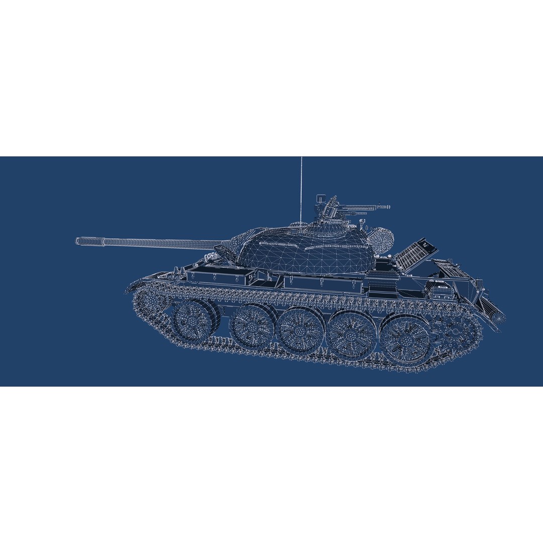 Type 59 Main Battle Tank 3D Model – Detailed Military Asset, Lumion Ready - View 42