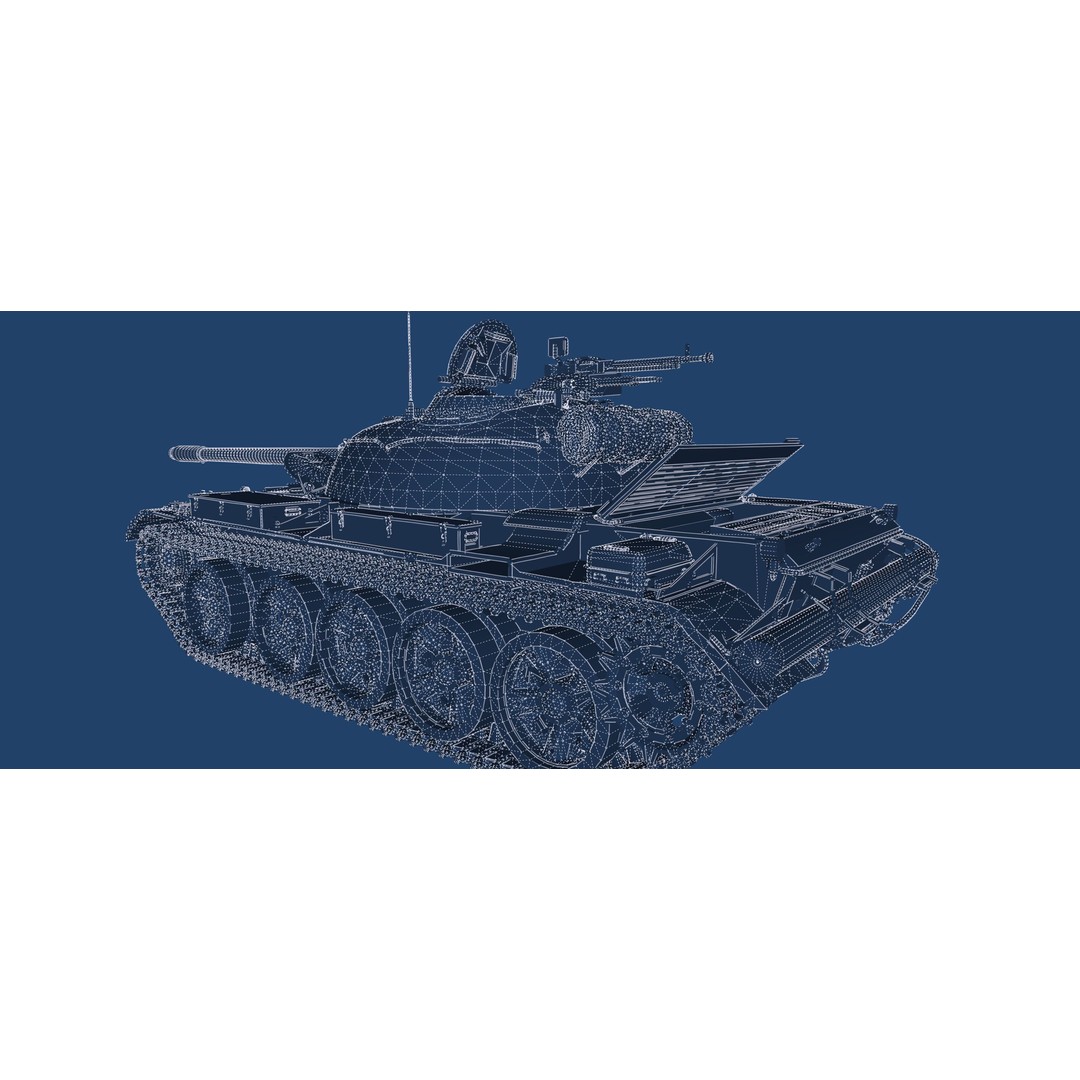 Type 59 Main Battle Tank 3D Model – Detailed Military Asset, Lumion Ready - View 44