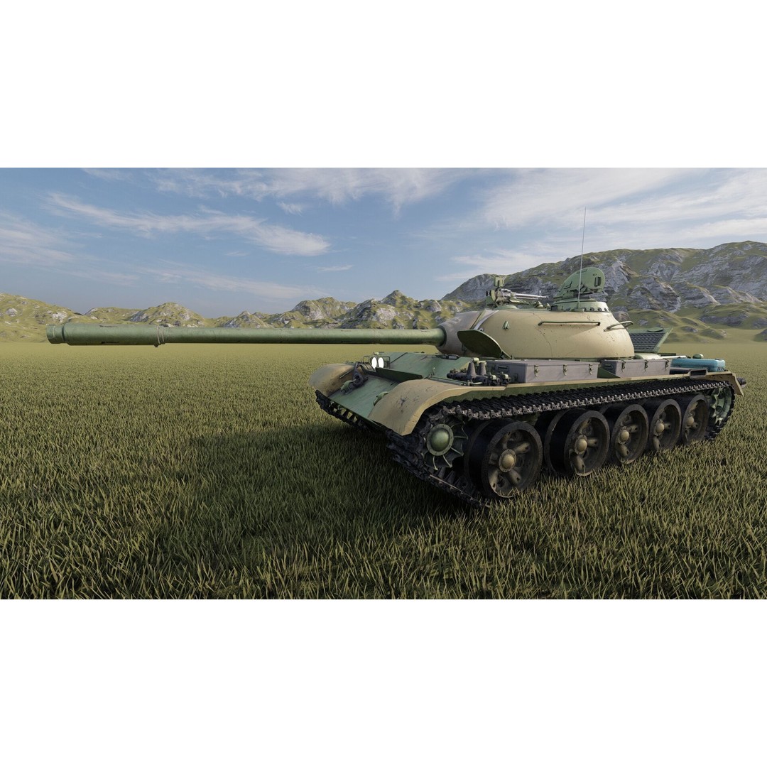 Type 59 Main Battle Tank 3D Model – Detailed Military Asset, Lumion Ready - View 8