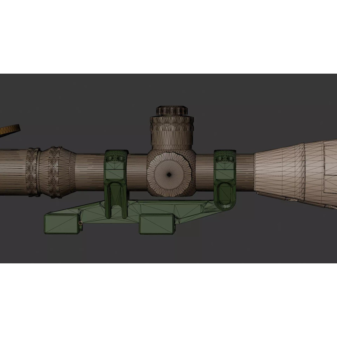 NF ATACR 3D Model – Low Poly P-VPS Kit, FBX, Game Ready