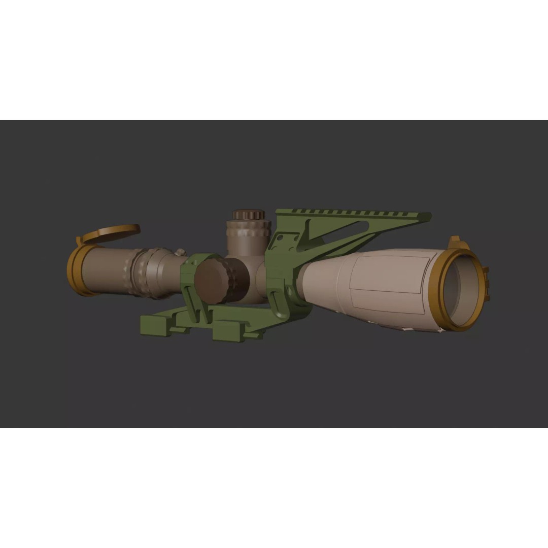 NF ATACR 3D Model – Low Poly P-VPS Kit, FBX, Game Ready - View 13