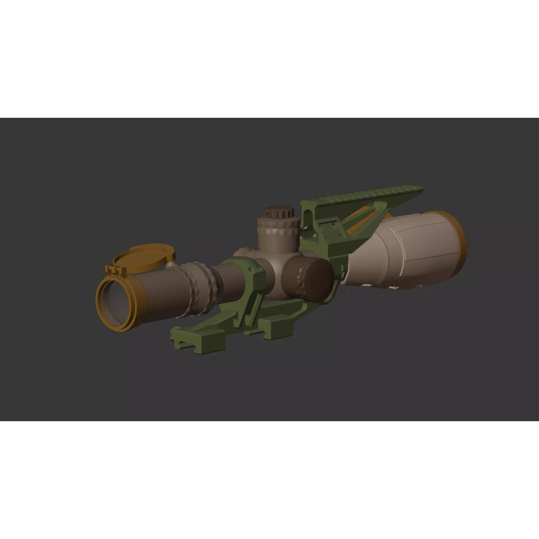 NF ATACR 3D Model – Low Poly P-VPS Kit, FBX, Game Ready - View 14
