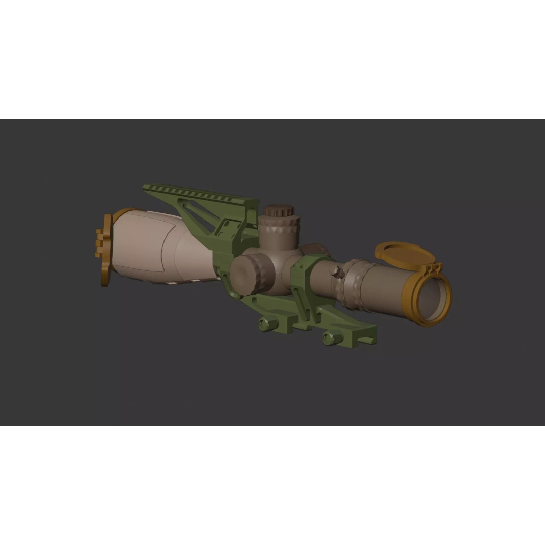 NF ATACR 3D Model – Low Poly P-VPS Kit, FBX, Game Ready - View 15