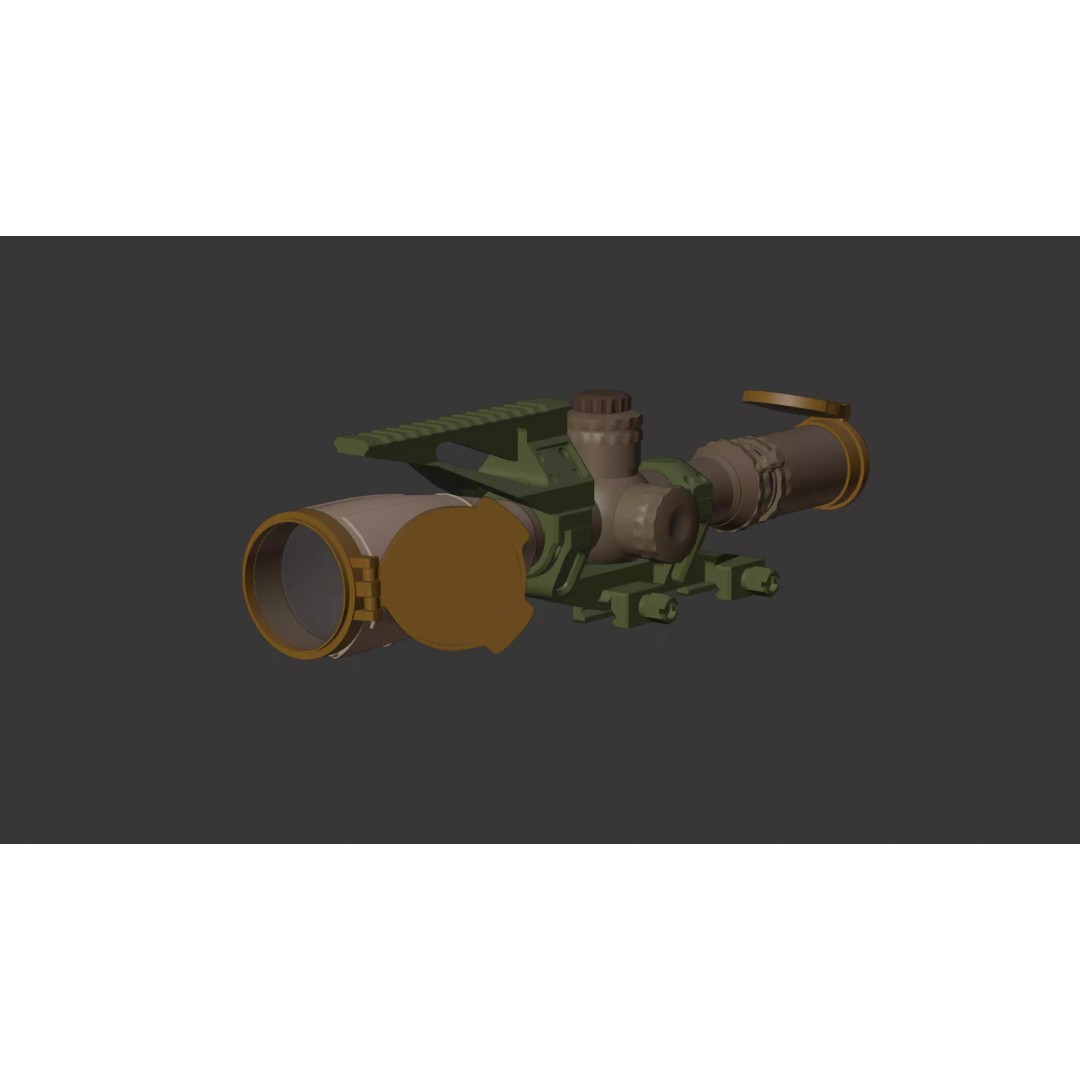 NF ATACR 3D Model – Low Poly P-VPS Kit, FBX, Game Ready - View 16