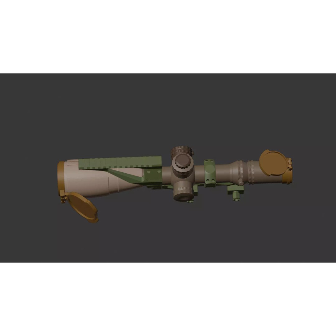 NF ATACR 3D Model – Low Poly P-VPS Kit, FBX, Game Ready - View 17