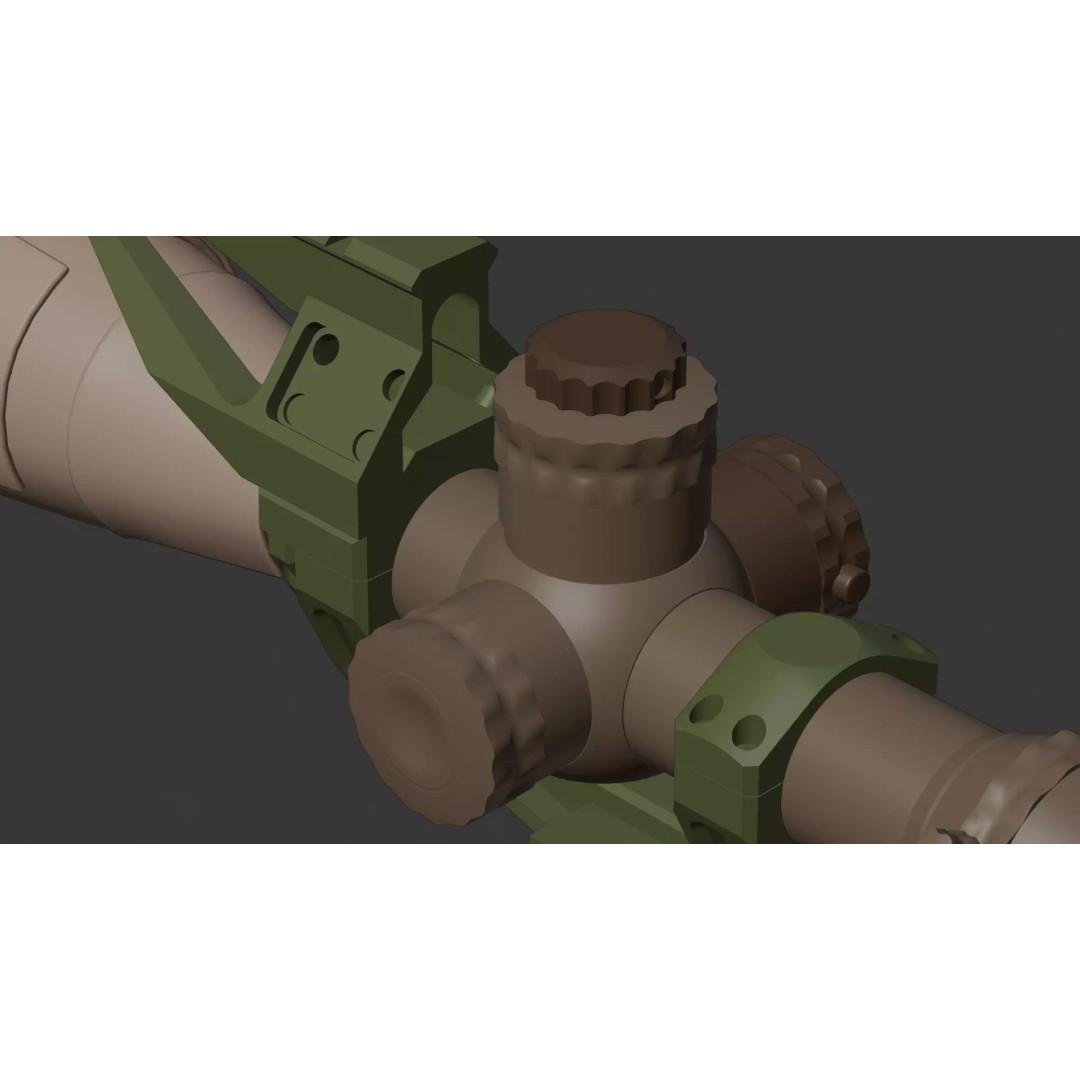 NF ATACR 3D Model – Low Poly P-VPS Kit, FBX, Game Ready - View 18
