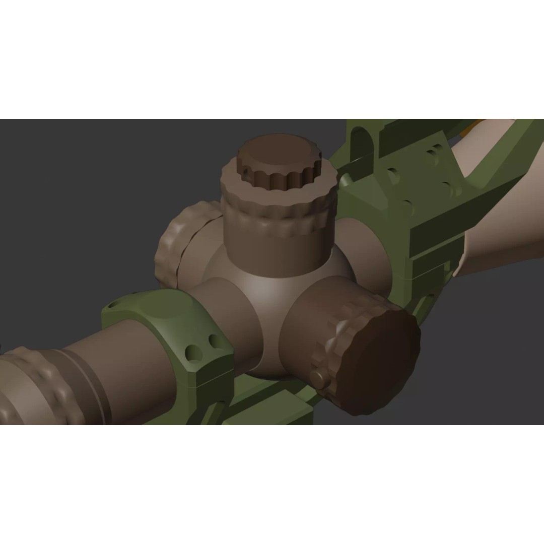 NF ATACR 3D Model – Low Poly P-VPS Kit, FBX, Game Ready - View 19