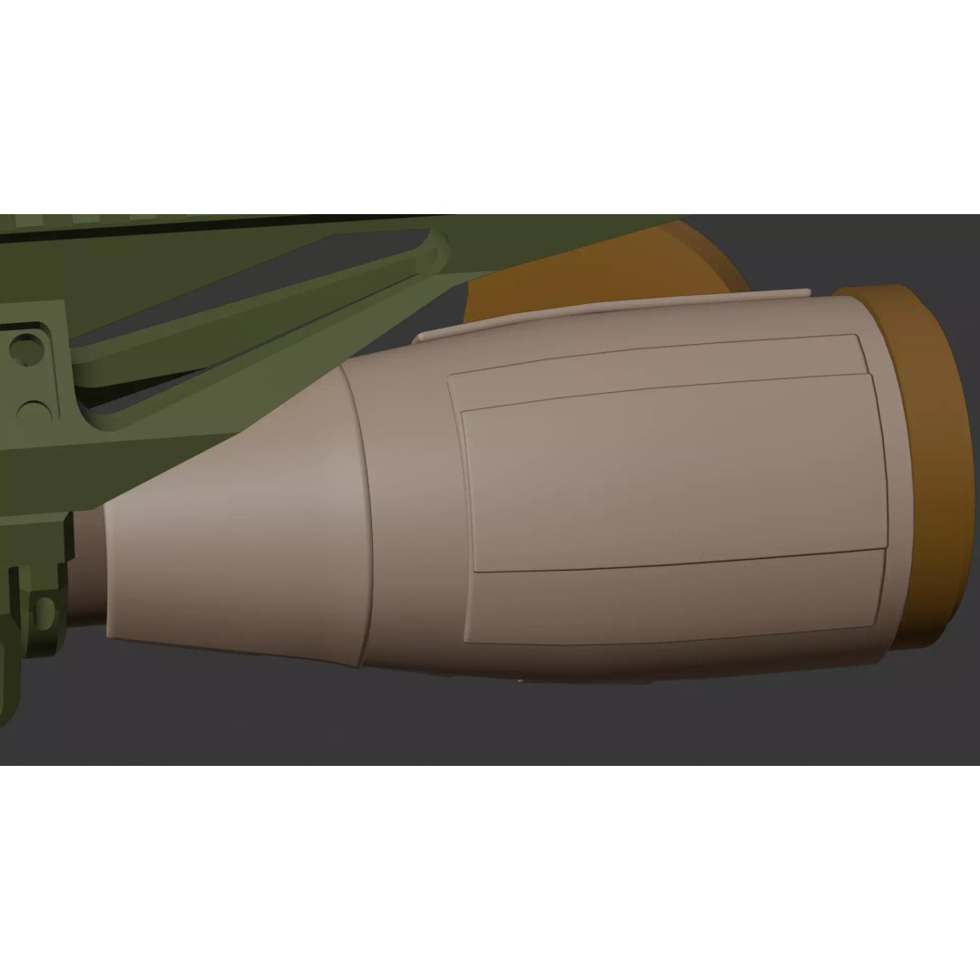 NF ATACR 3D Model – Low Poly P-VPS Kit, FBX, Game Ready - View 20