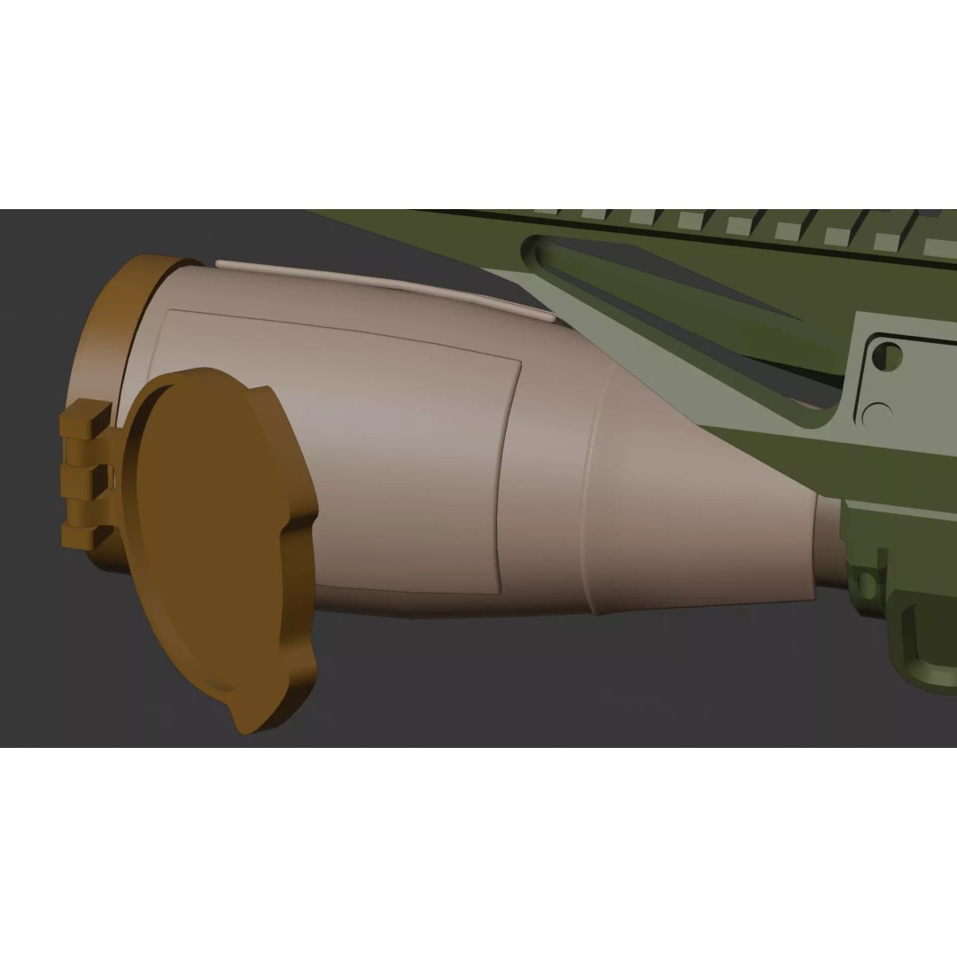 NF ATACR 3D Model – Low Poly P-VPS Kit, FBX, Game Ready - View 21