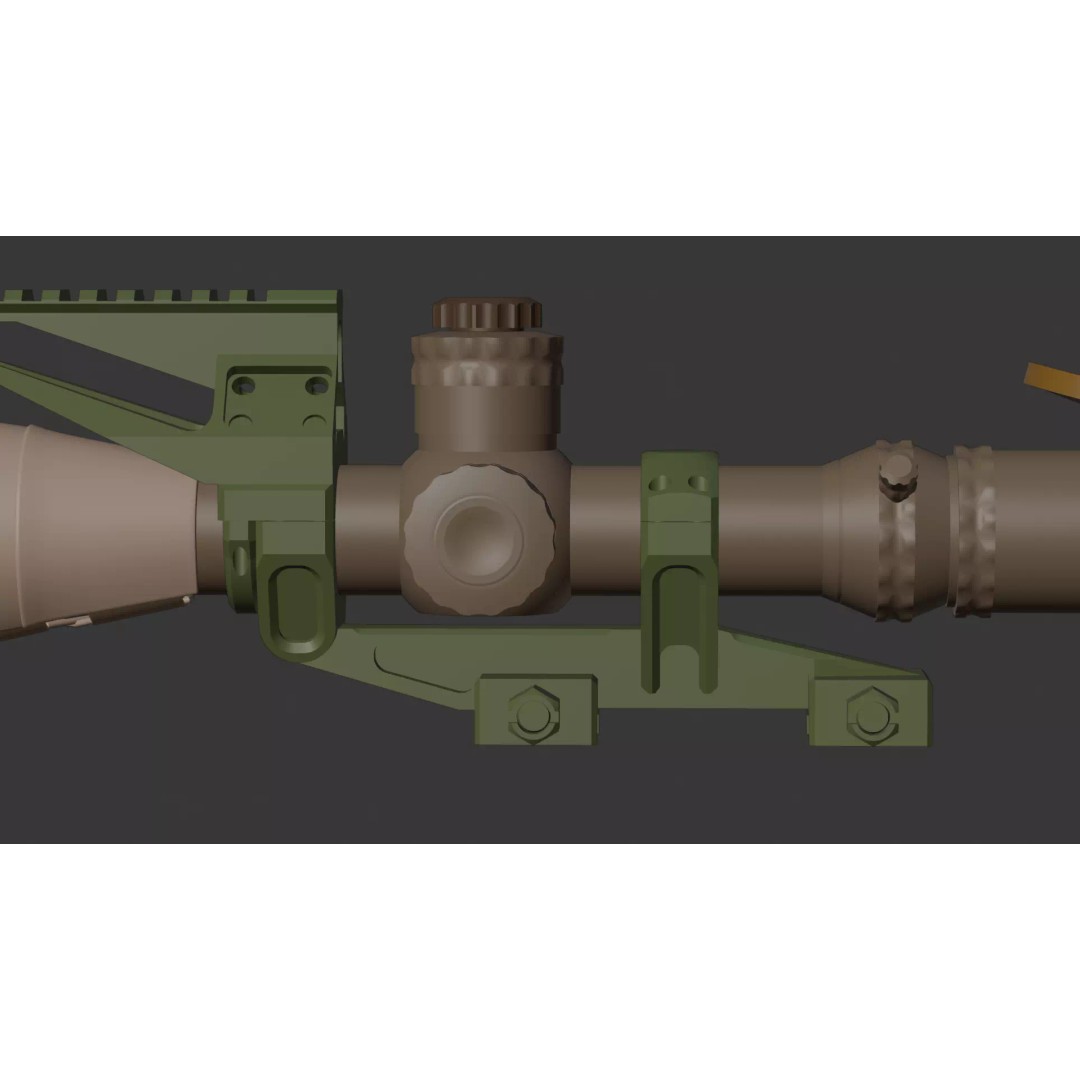 NF ATACR 3D Model – Low Poly P-VPS Kit, FBX, Game Ready - View 22