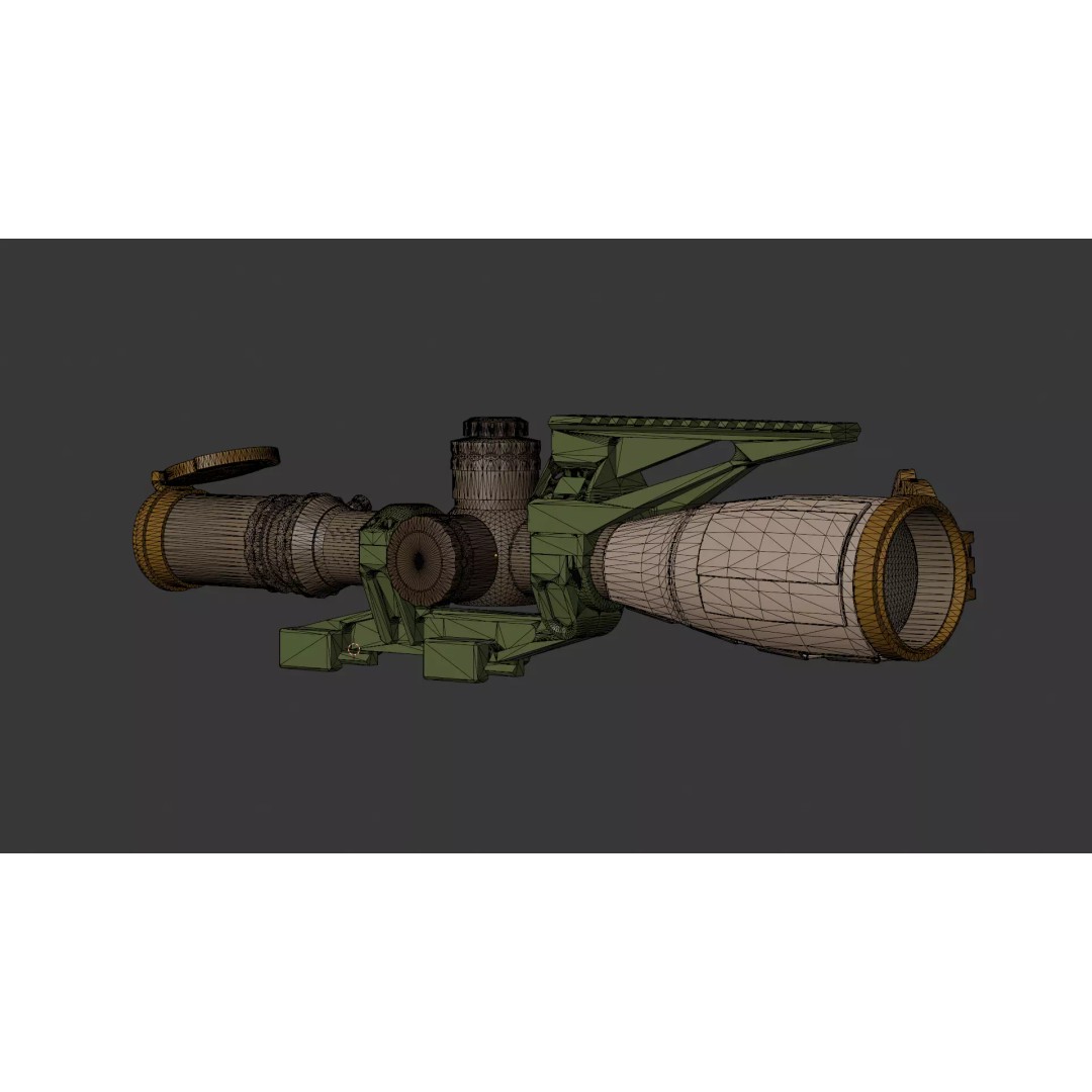 NF ATACR 3D Model – Low Poly P-VPS Kit, FBX, Game Ready - View 24