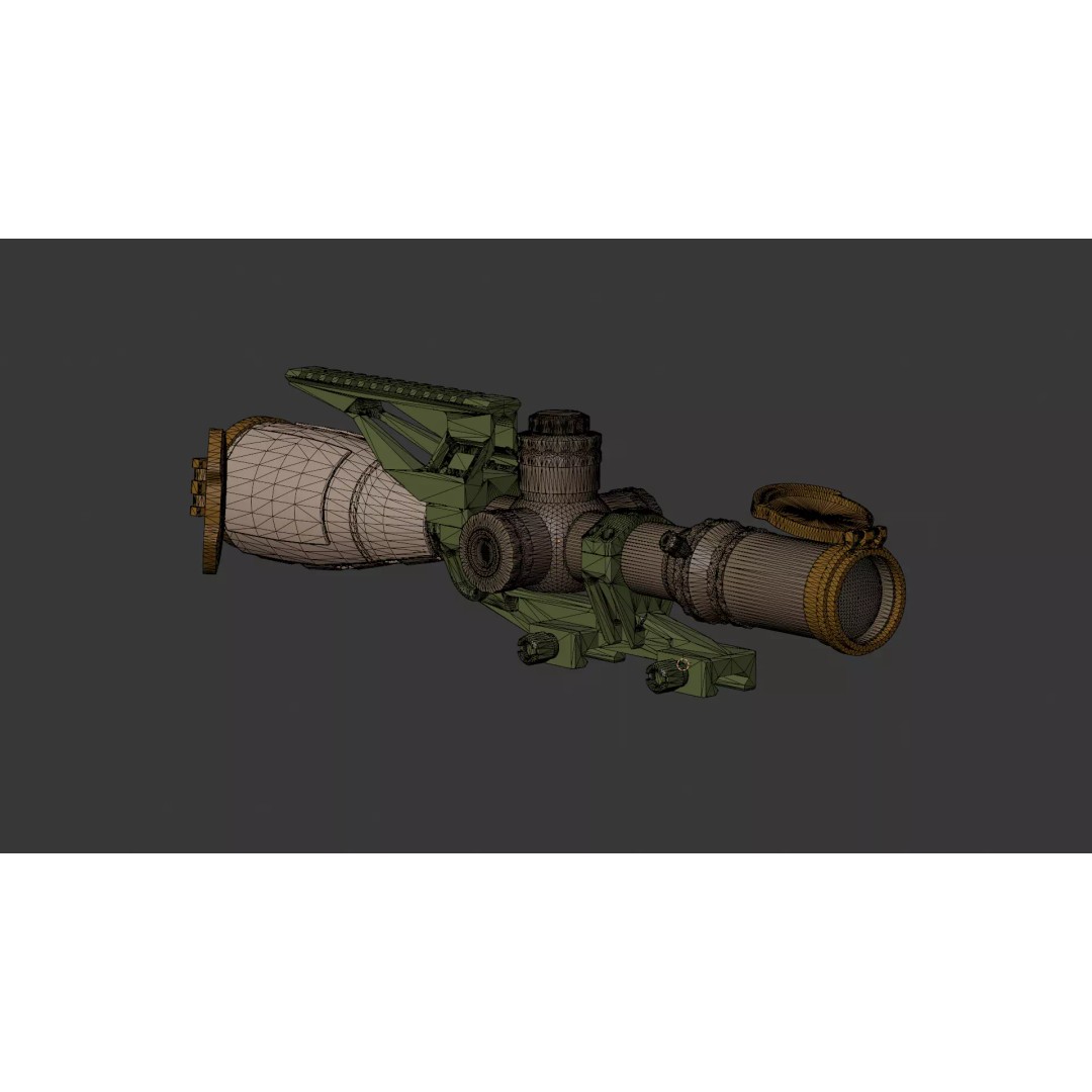 NF ATACR 3D Model – Low Poly P-VPS Kit, FBX, Game Ready - View 26