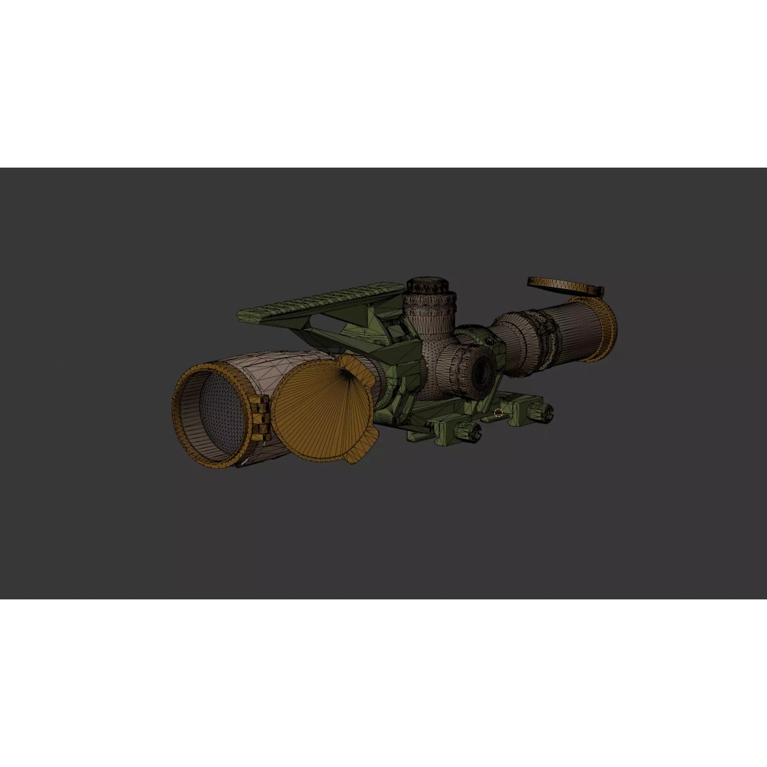 NF ATACR 3D Model – Low Poly P-VPS Kit, FBX, Game Ready - View 27