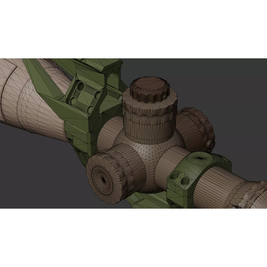NF ATACR 3D Model – Low Poly P-VPS Kit, FBX, Game Ready - View 29