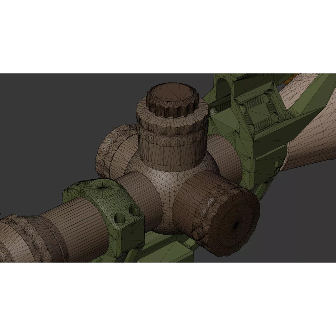 NF ATACR 3D Model – Low Poly P-VPS Kit, FBX, Game Ready - View 30