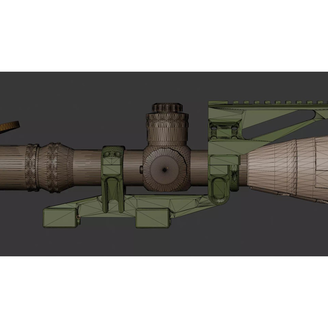 NF ATACR 3D Model – Low Poly P-VPS Kit, FBX, Game Ready - View 34