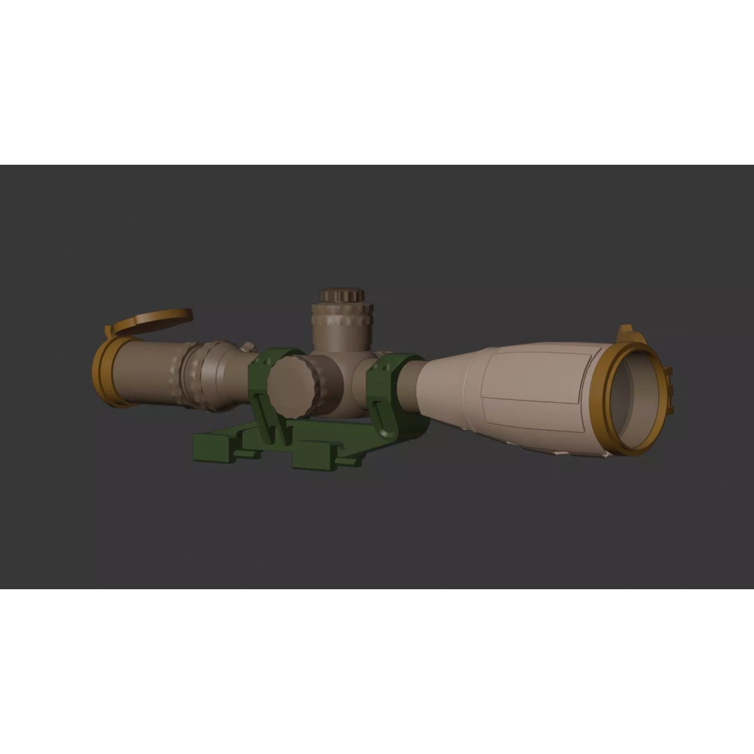 NF ATACR 3D Model – Low Poly P-VPS Kit, FBX, Game Ready - View 46