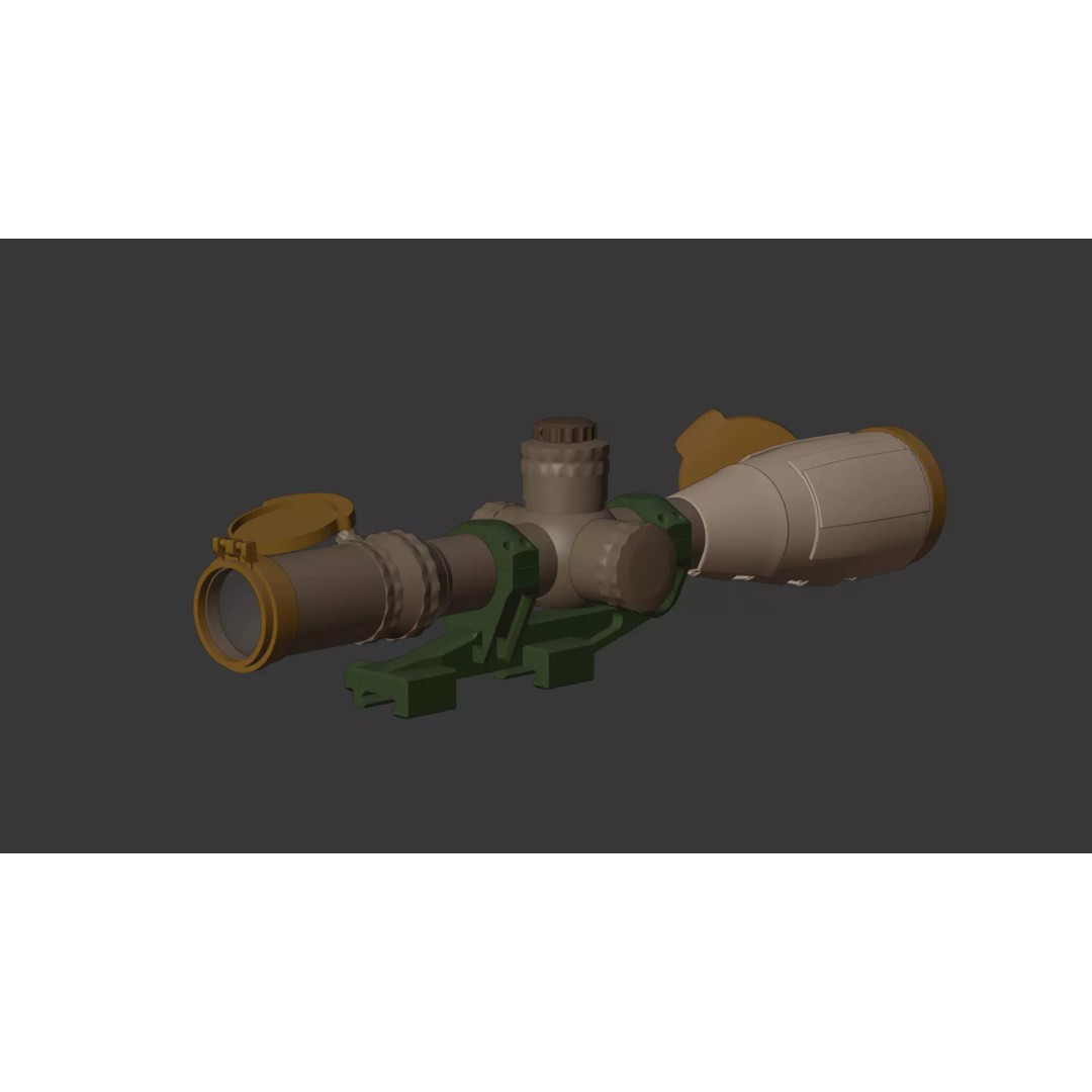 NF ATACR 3D Model – Low Poly P-VPS Kit, FBX, Game Ready - View 47